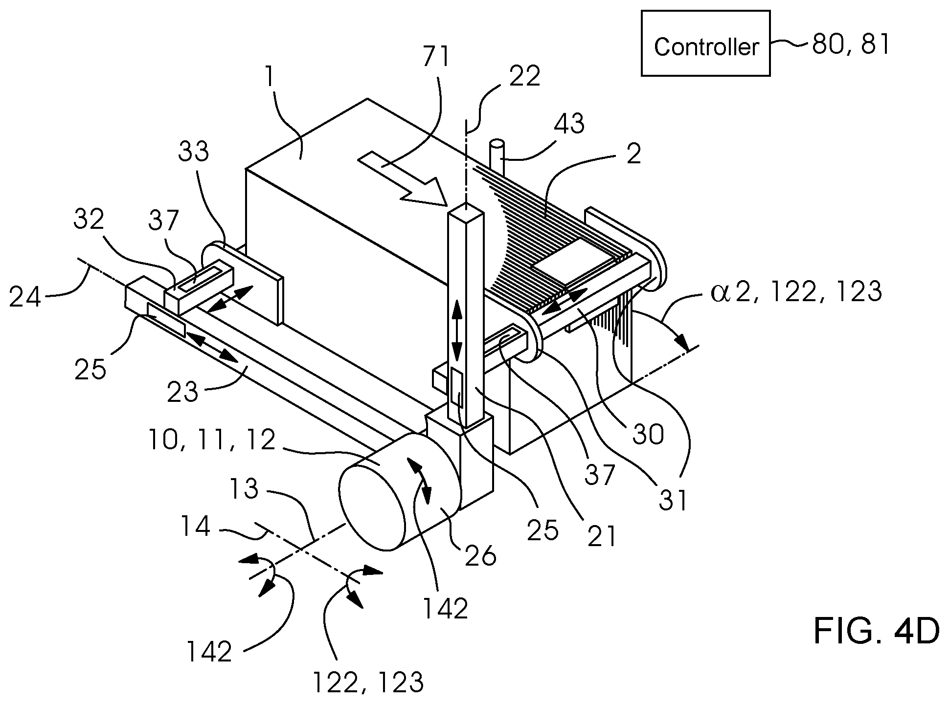 Patent US12157643 Figure 8 – Method of moving a stack of products using a robot