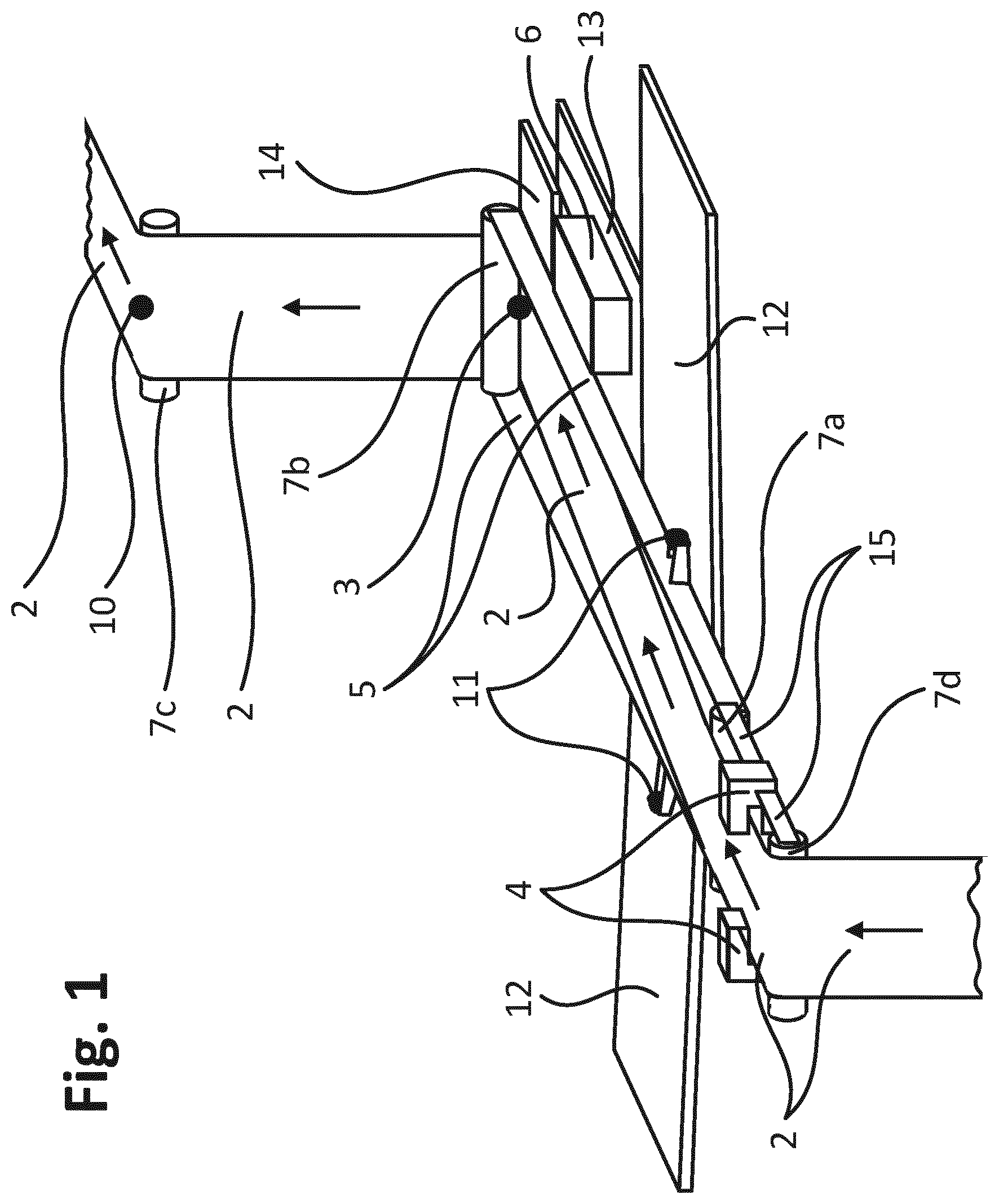 Patent US12157649 — Method and apparatus for guiding a web to a centration point — Figure 1