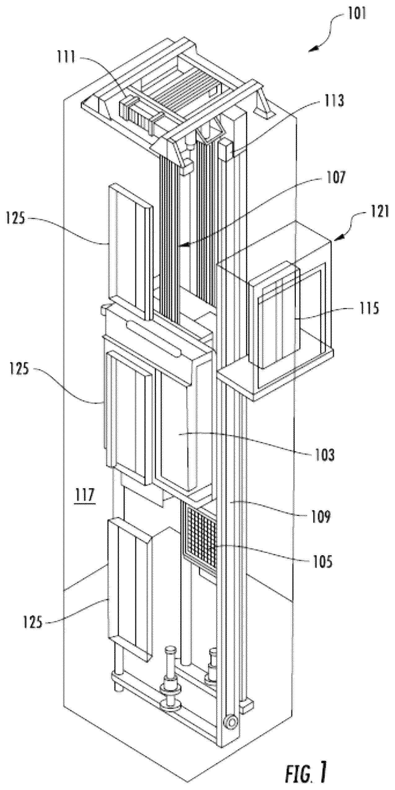 Patent US12157656 Figure 1 – Elevator condition based maintenance using an in-car camera
