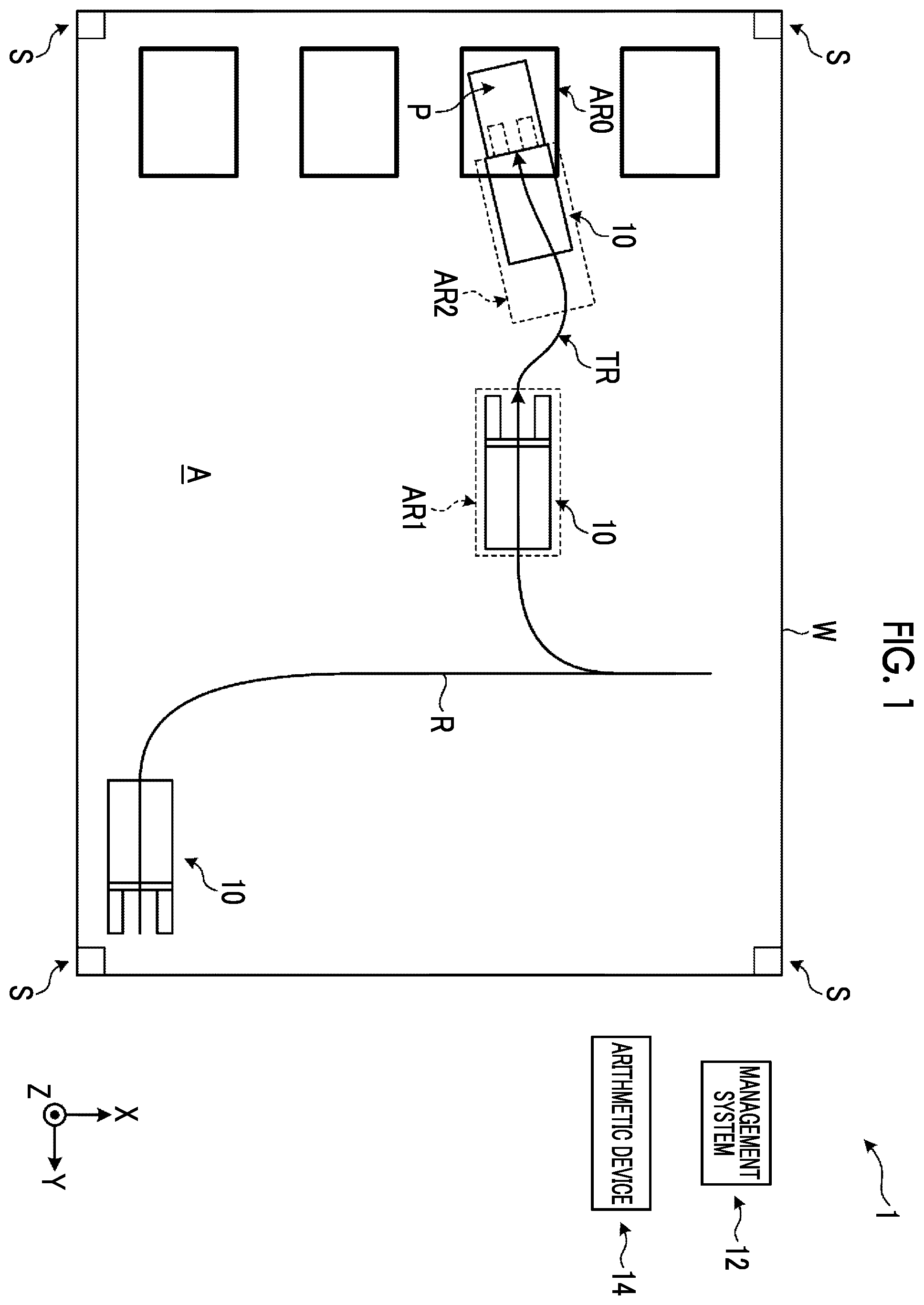 Patent US12157658 — Control device, mobile body, movement control system, control method, and program — Figure 1