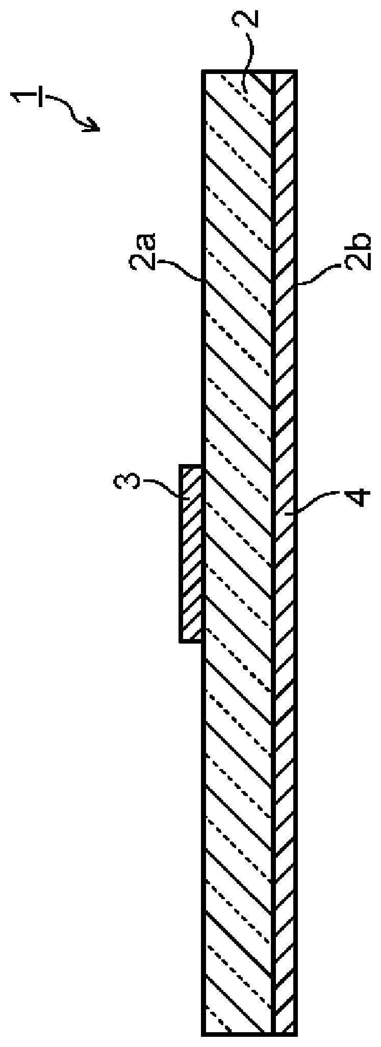 Patent US12157698 — Glass substrate, liquid crystal antenna and high-frequency device — Figure 1