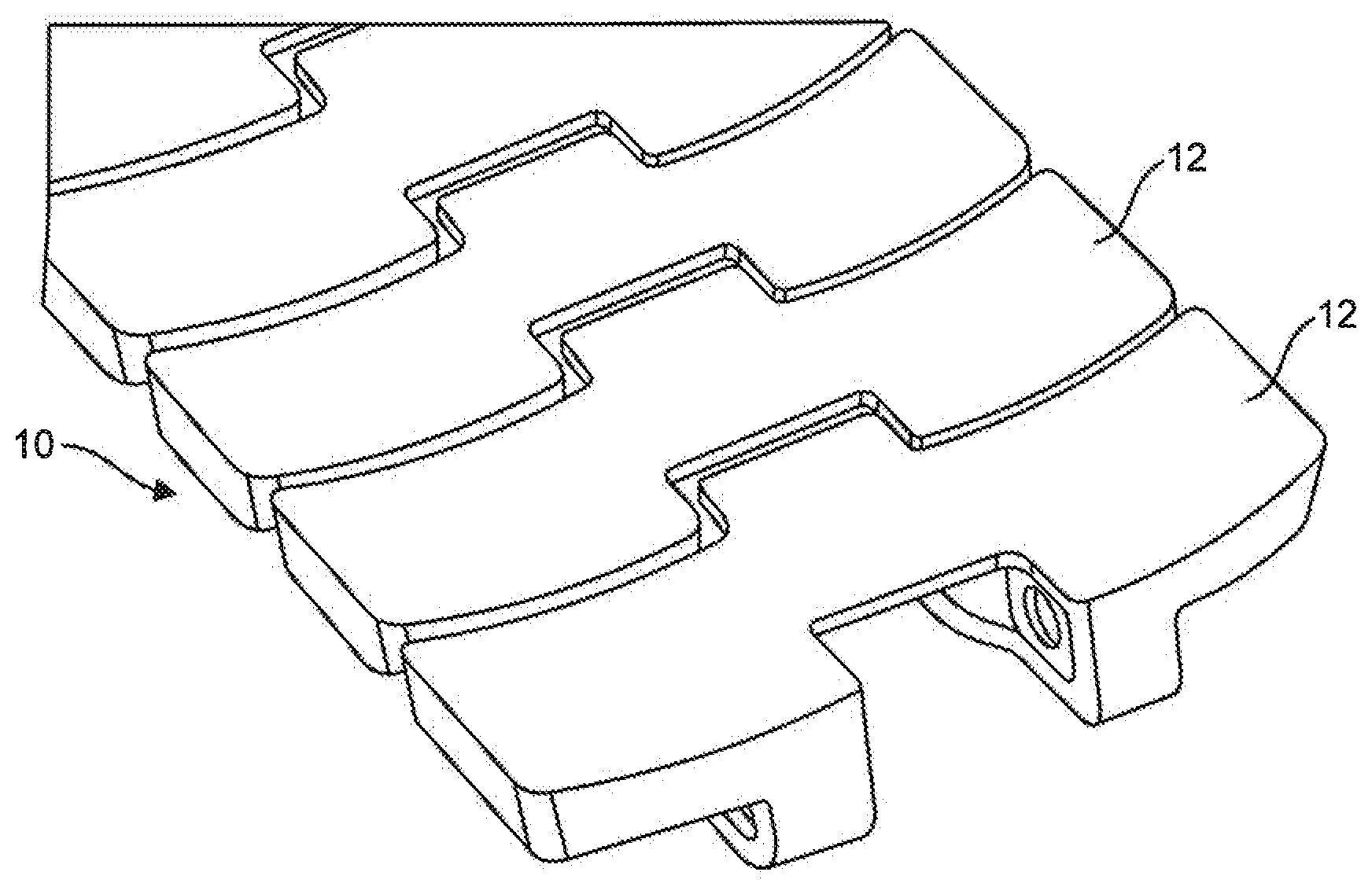 Patent US12157812 — Color stable and low wear polymer composition and articles made therefrom — Figure 1
