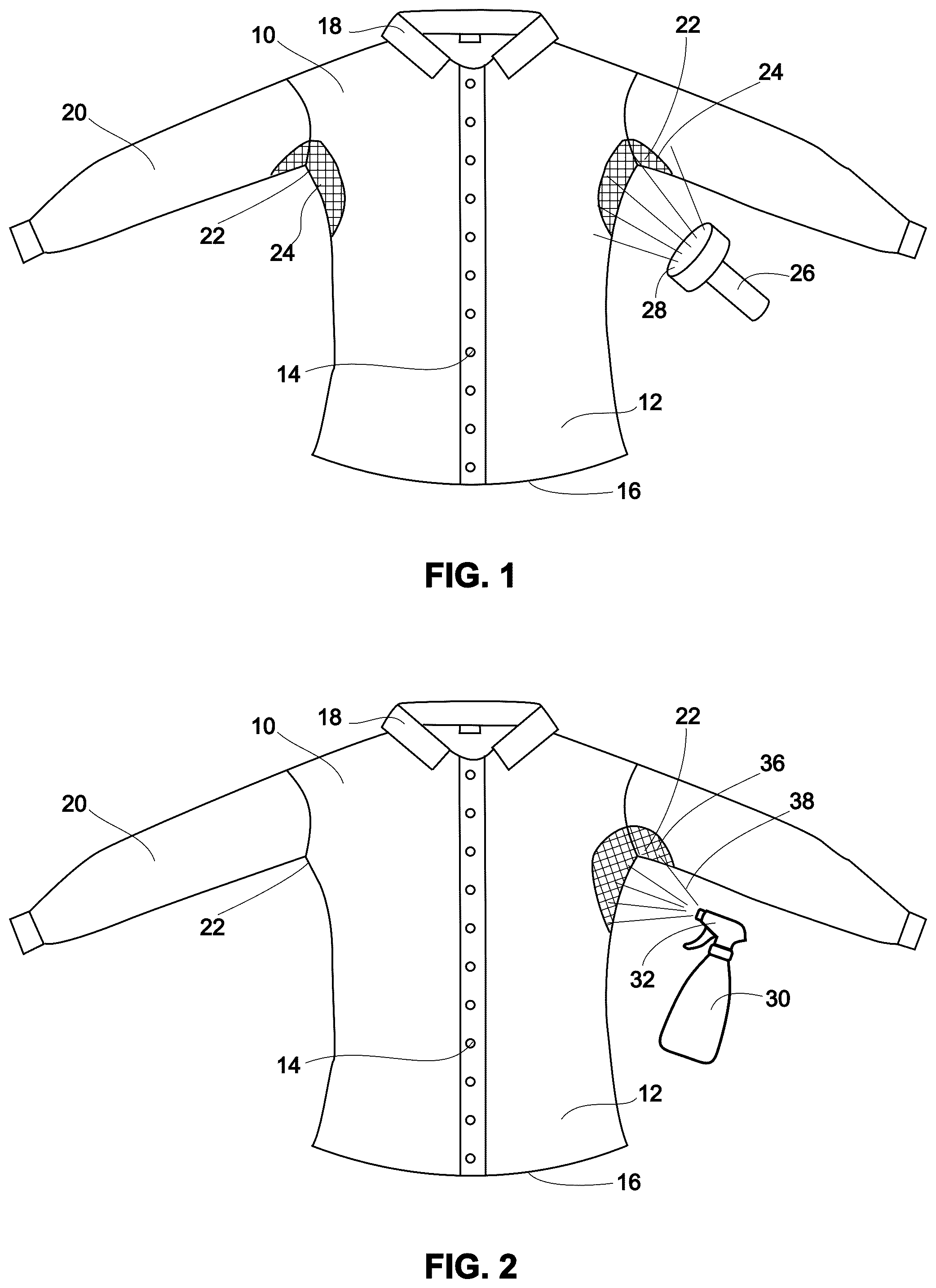 Patent US12157869 — Methods and compositions for reducing persistent odor in clothing and mitigating biofilms on various materials — Figure 1