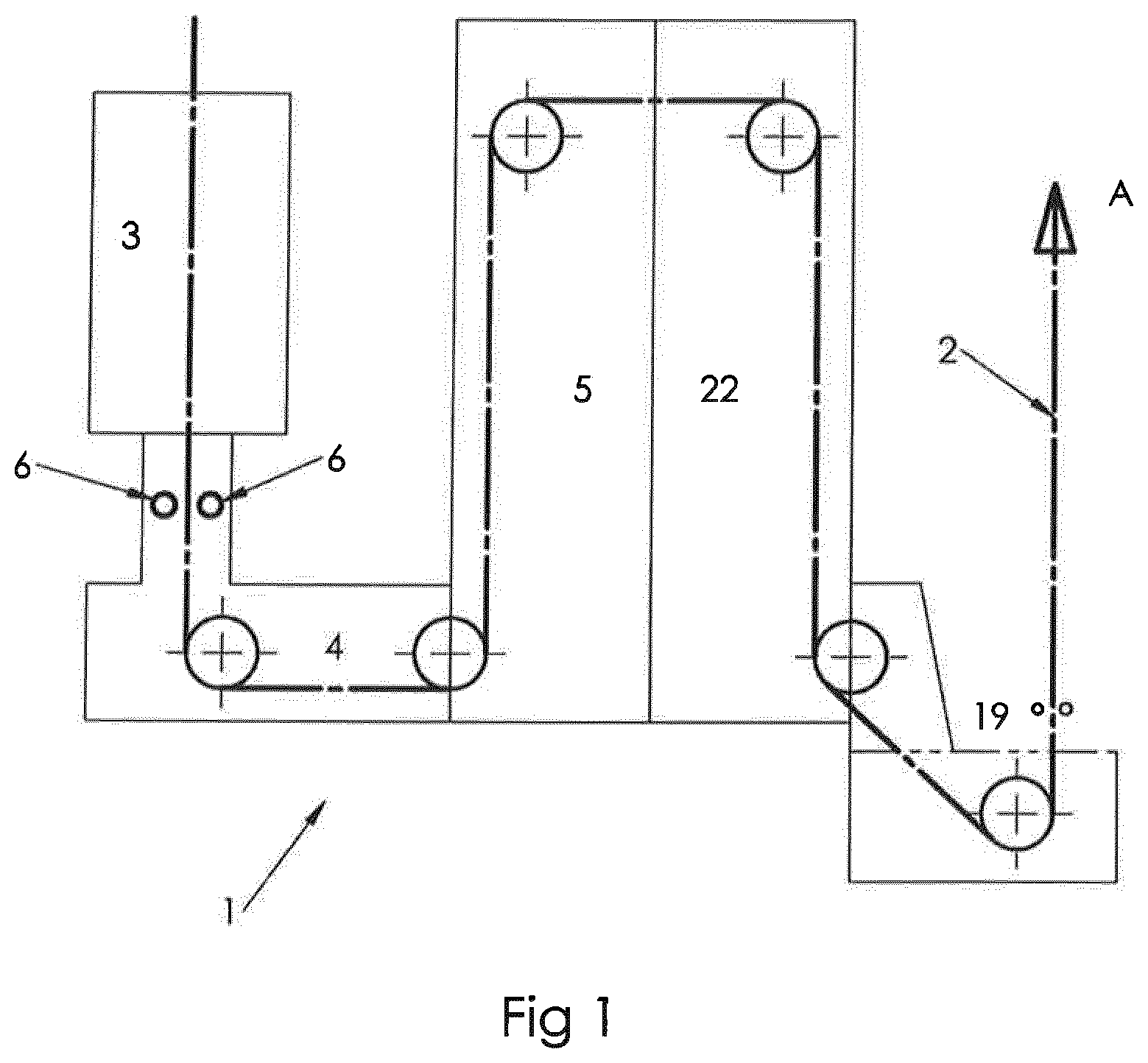 Patent US12157926 Figure 1 – Annealing line for a steel strip