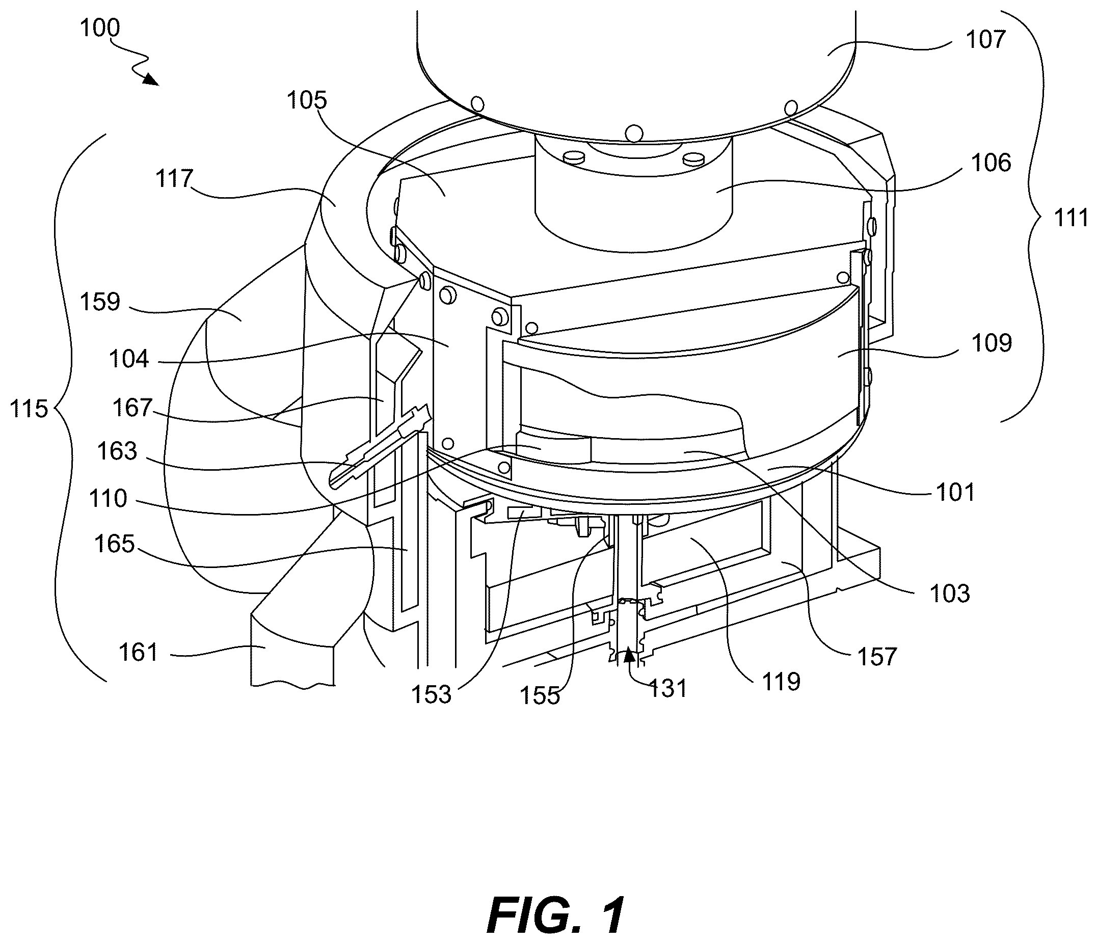 Patent US12157950 Figure 1 – Lipseals and contact elements for semiconductor electroplating apparatuses