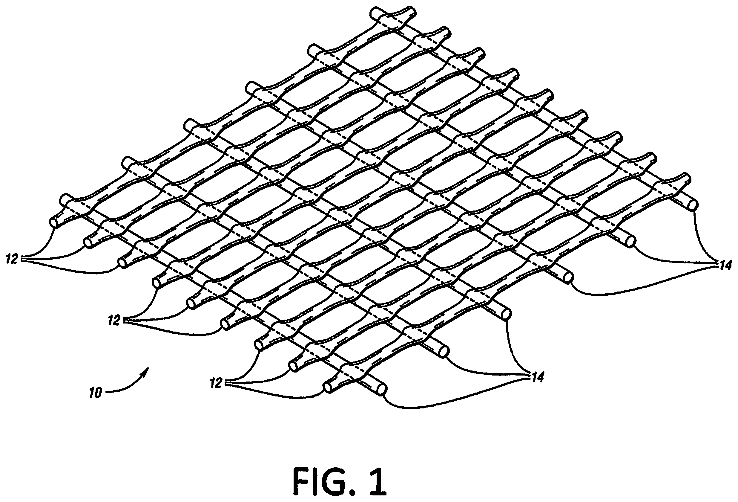 Patent US12157957 — Polymer blend compositions and degradable extruded netting made therefrom — Figure 1