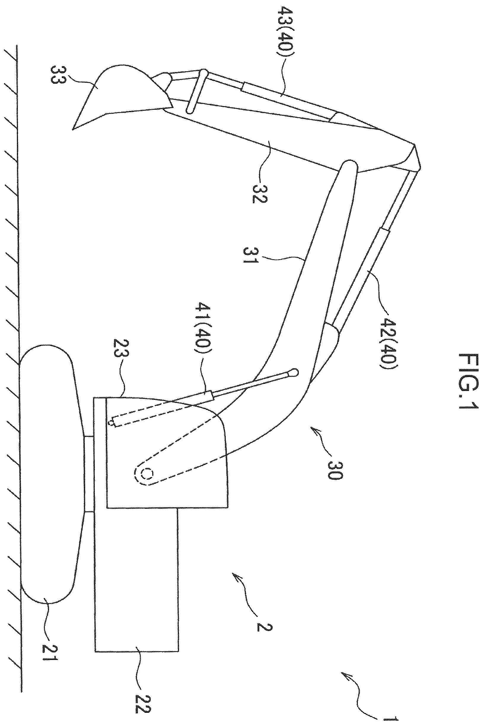 Patent US12157988 — Parameter modification system, parameter modification method, and parameter modification program for working machine — Figure 1