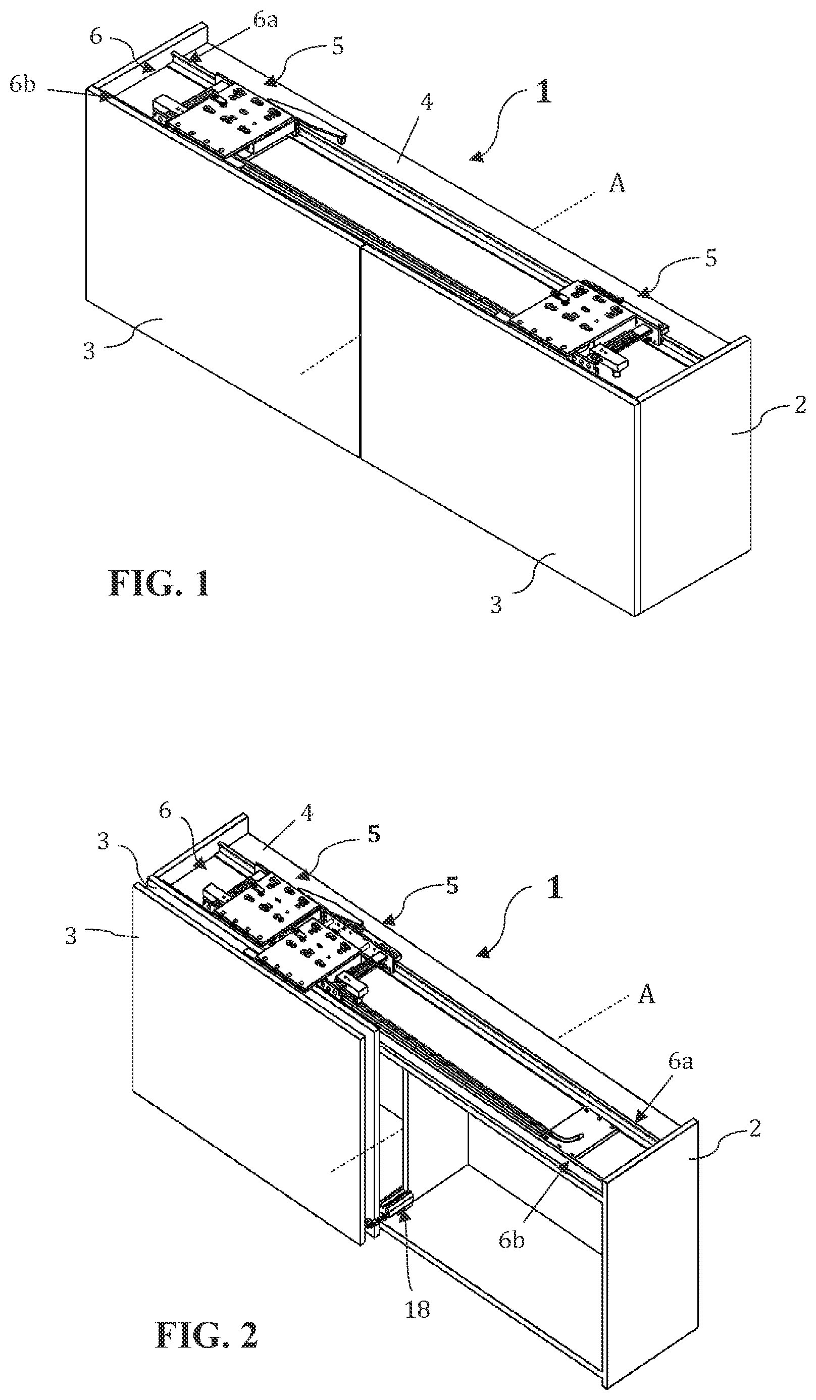 Patent US12158031 — Device for a sliding door — Figure 1