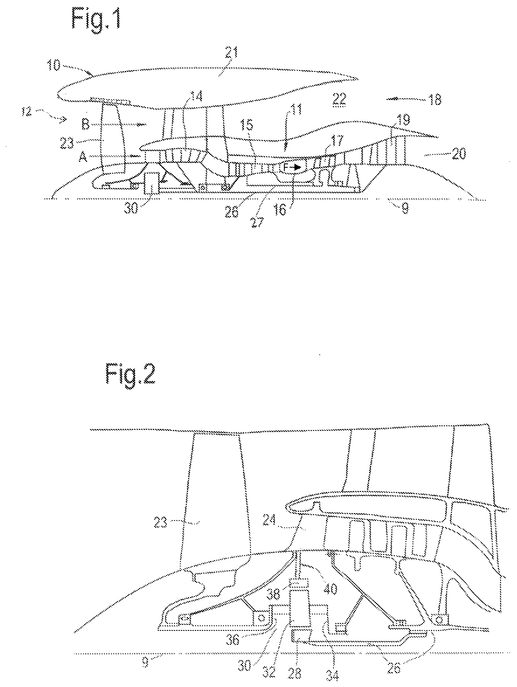 Patent US12158115 — Gas turbine engine heat exchange — Figure 1