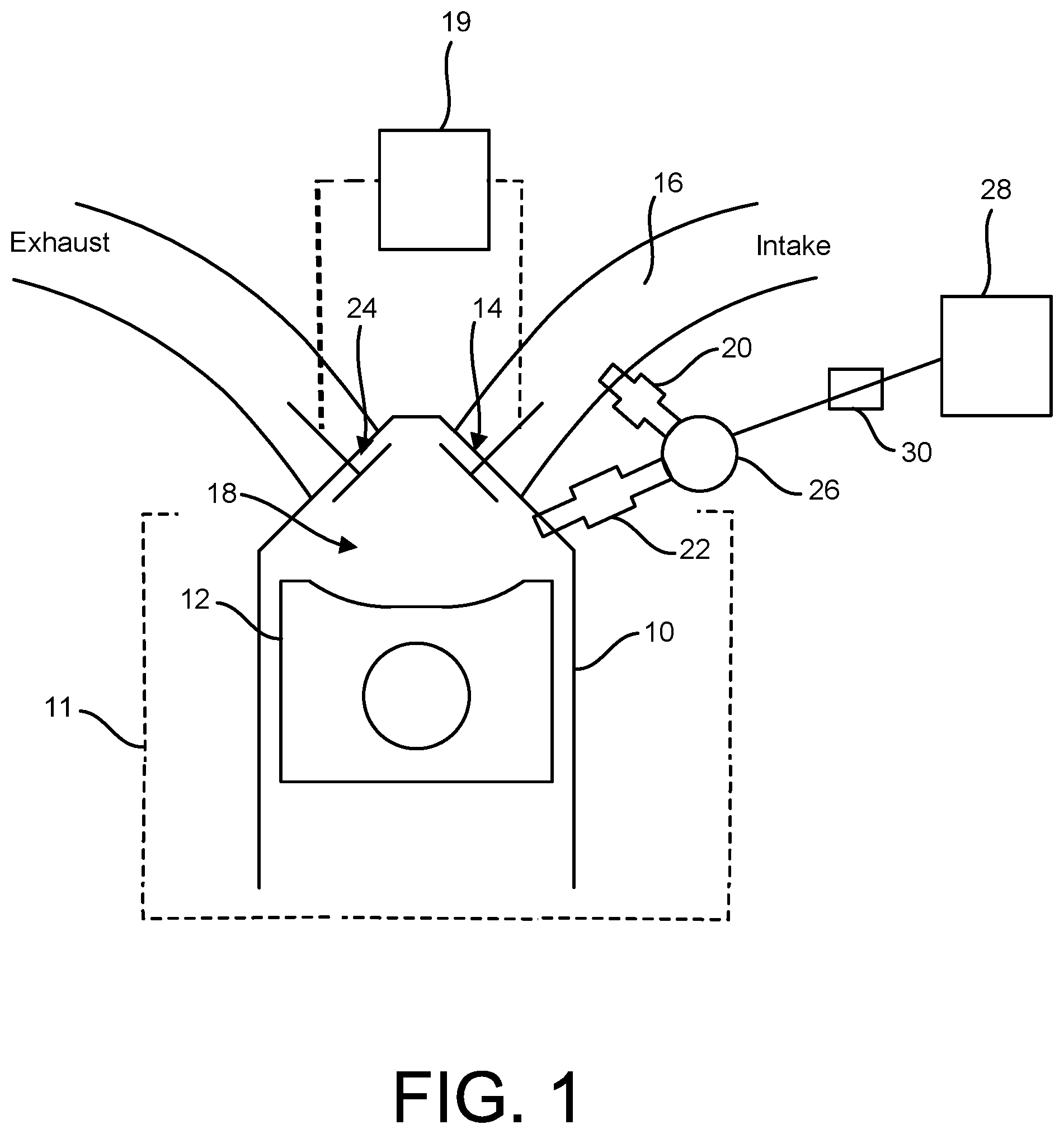 Patent US12158131 — Fuel system — Figure 1