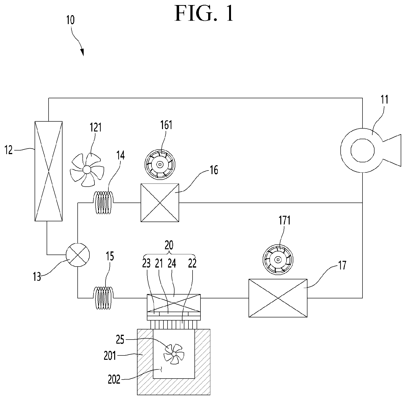 Patent US12158300 — Refrigerator control method — Figure 1
