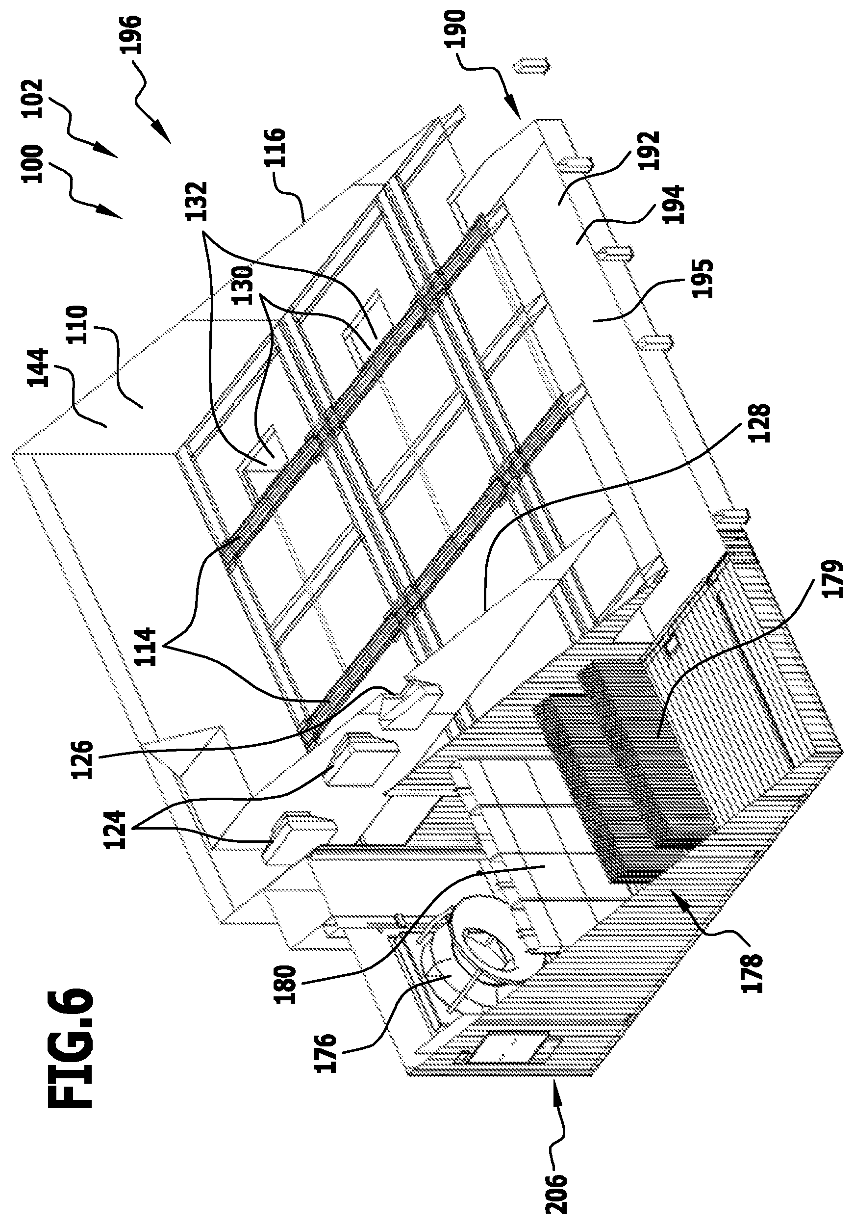 Patent US12158304 Figure 6 – Treatment installation and method for treating workpieces