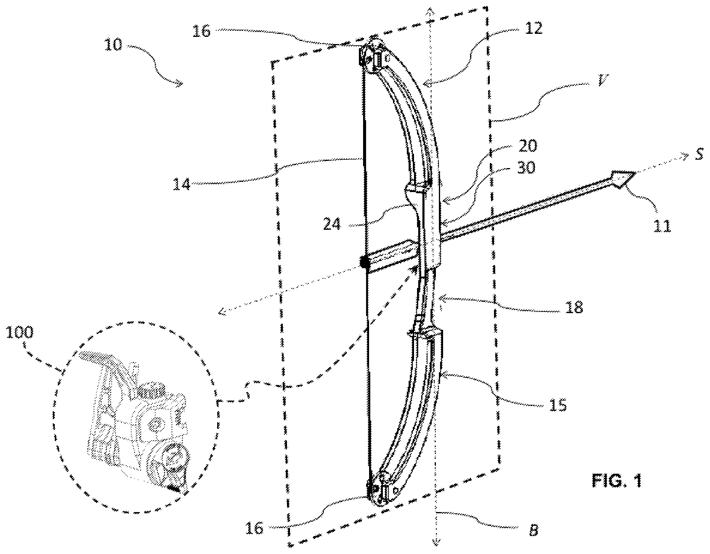 Patent US12158321 — Archery assembly and method — Figure 1