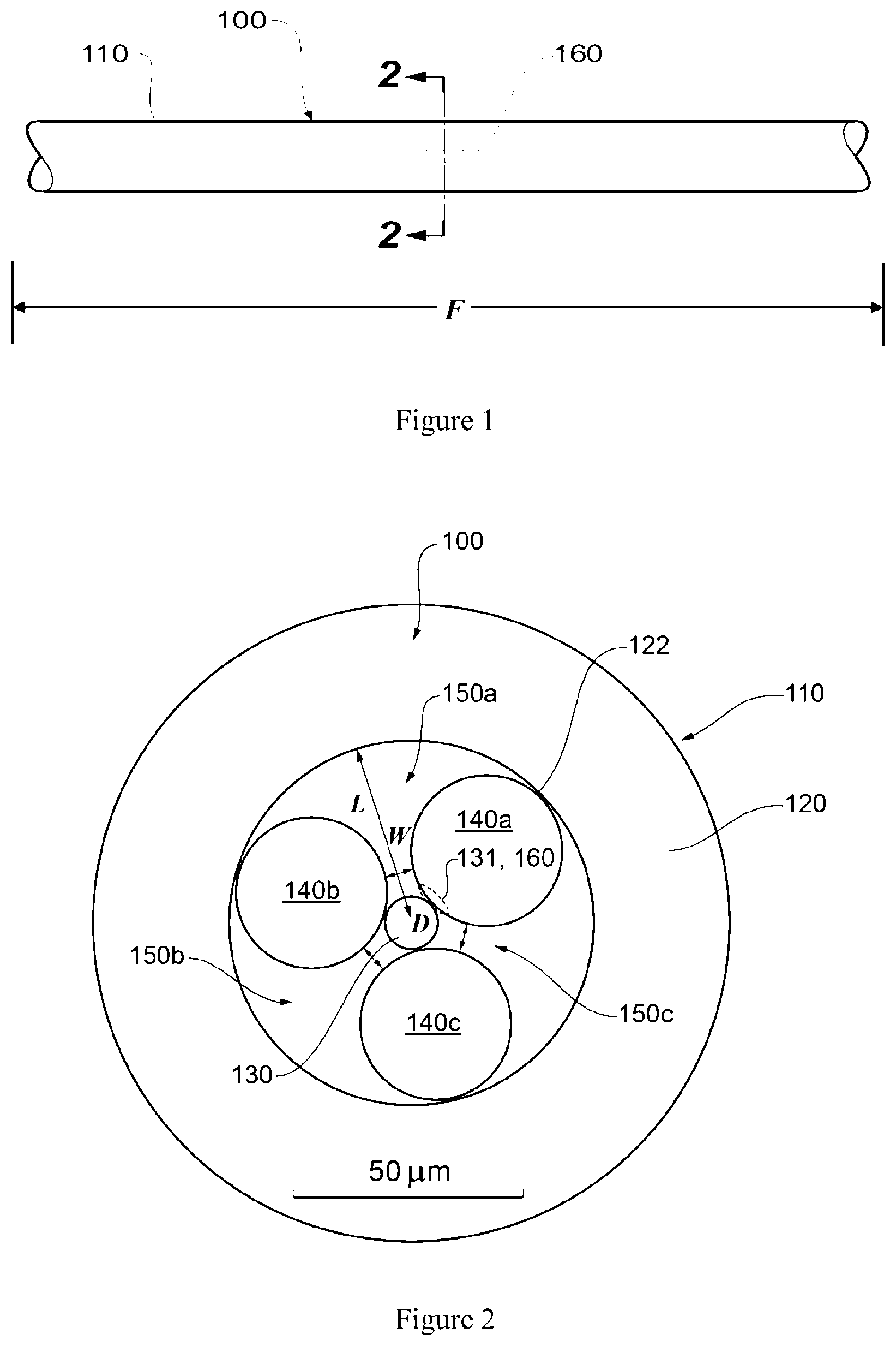 Patent US12158377 — Microstructured optical fiber sensor — Figure 1