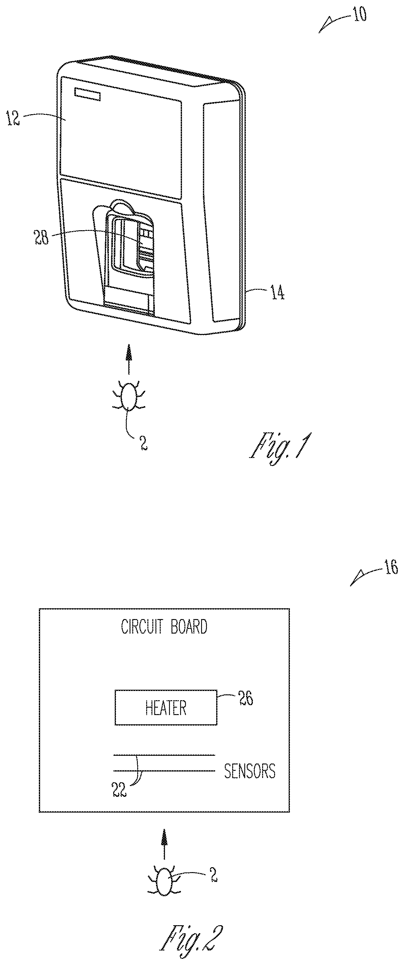 Patent US12158559 — Pest detection using sensor with textured surface — Figure 1