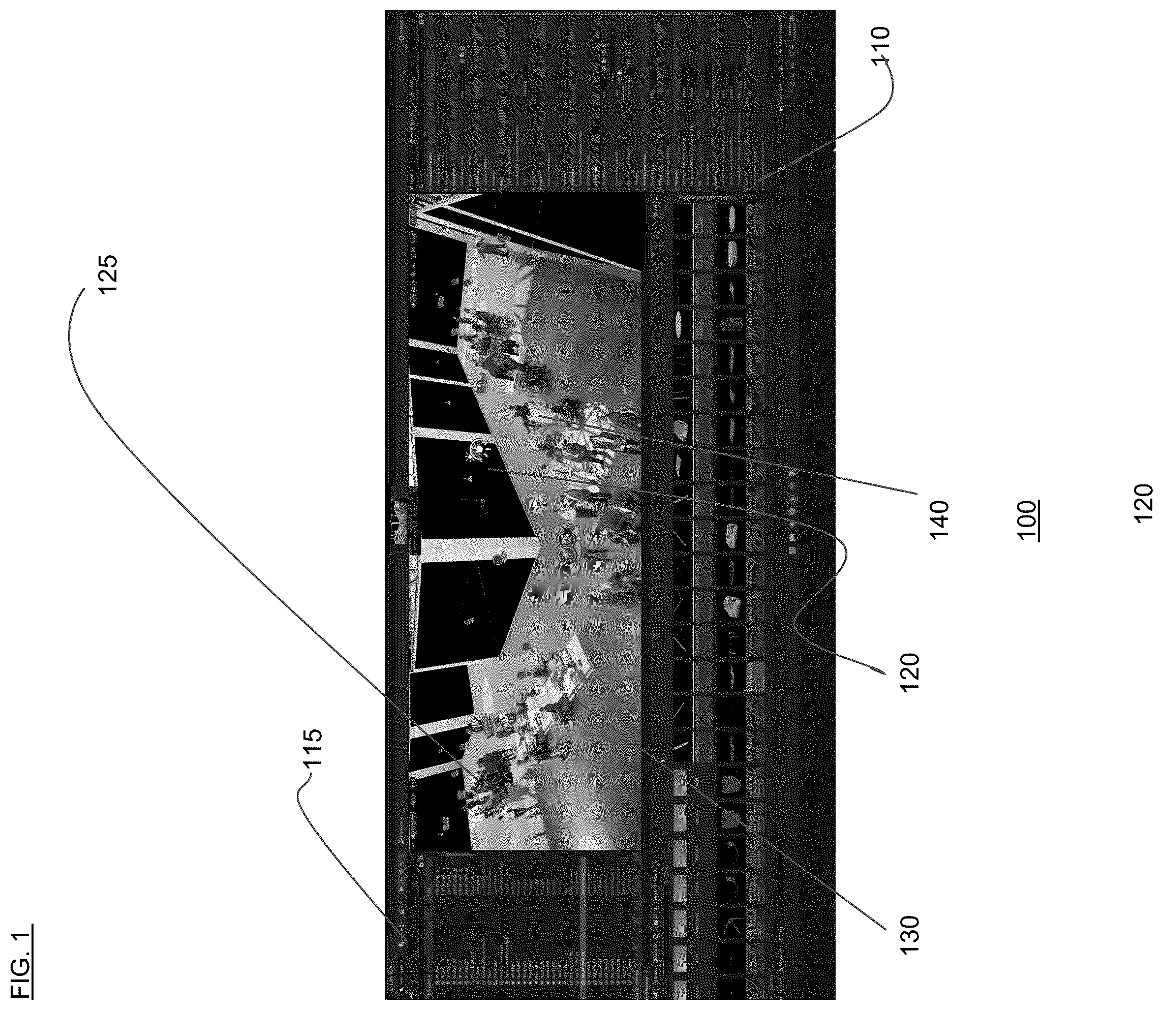 Patent US12165263 — Web browser derived content including real-time visualizations in a three-dimensional gaming environment — Figure 1