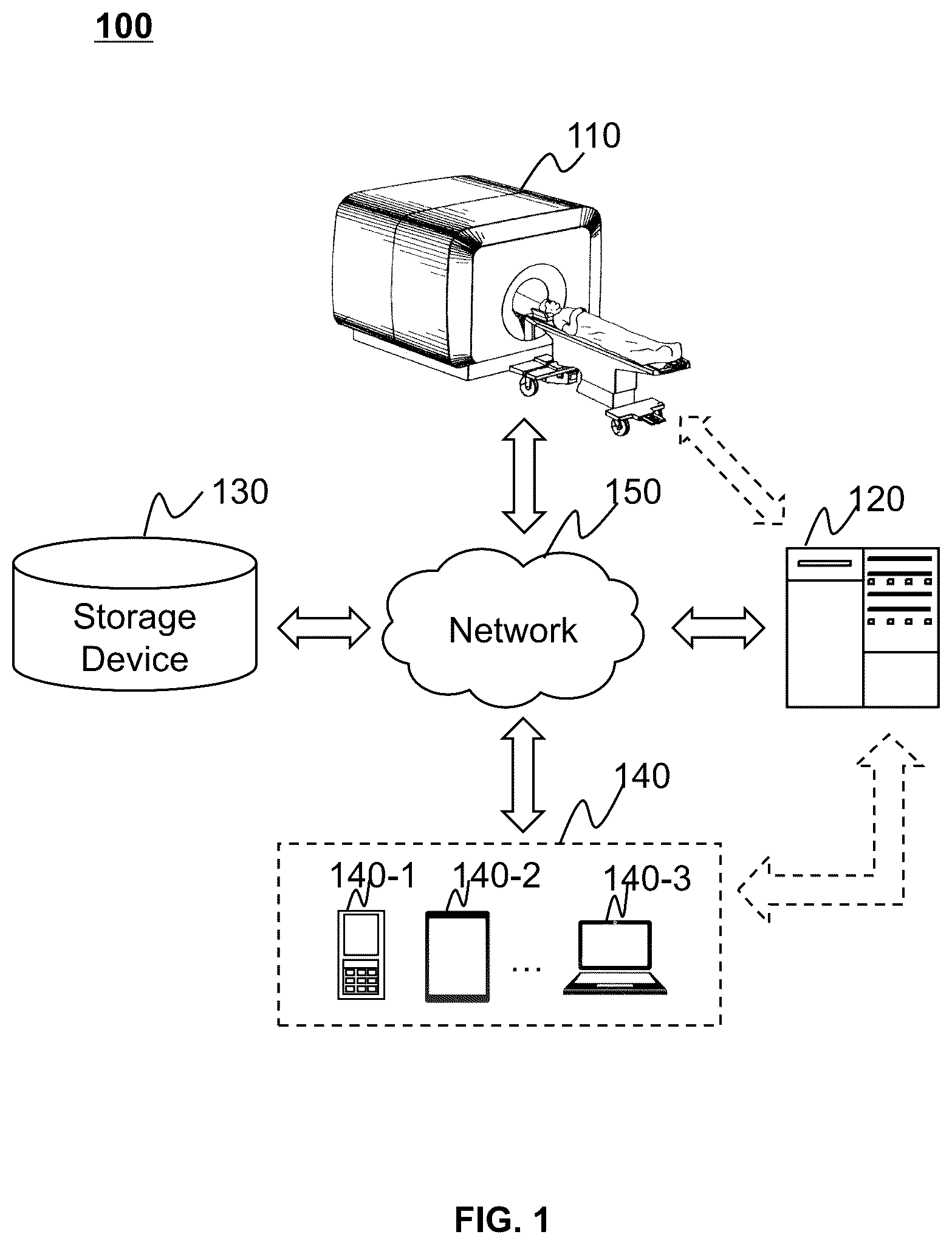 Patent US12165328 — Systems and methods for image reconstruction and processing — Figure 1