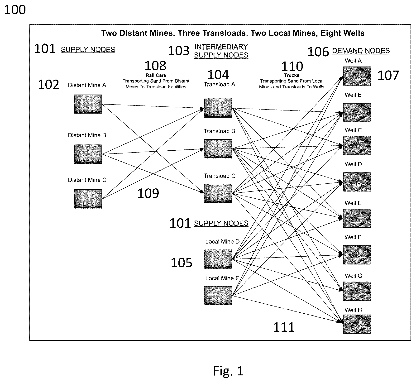 Patent US12165521 — Resource transportation systems and methods — Figure 1