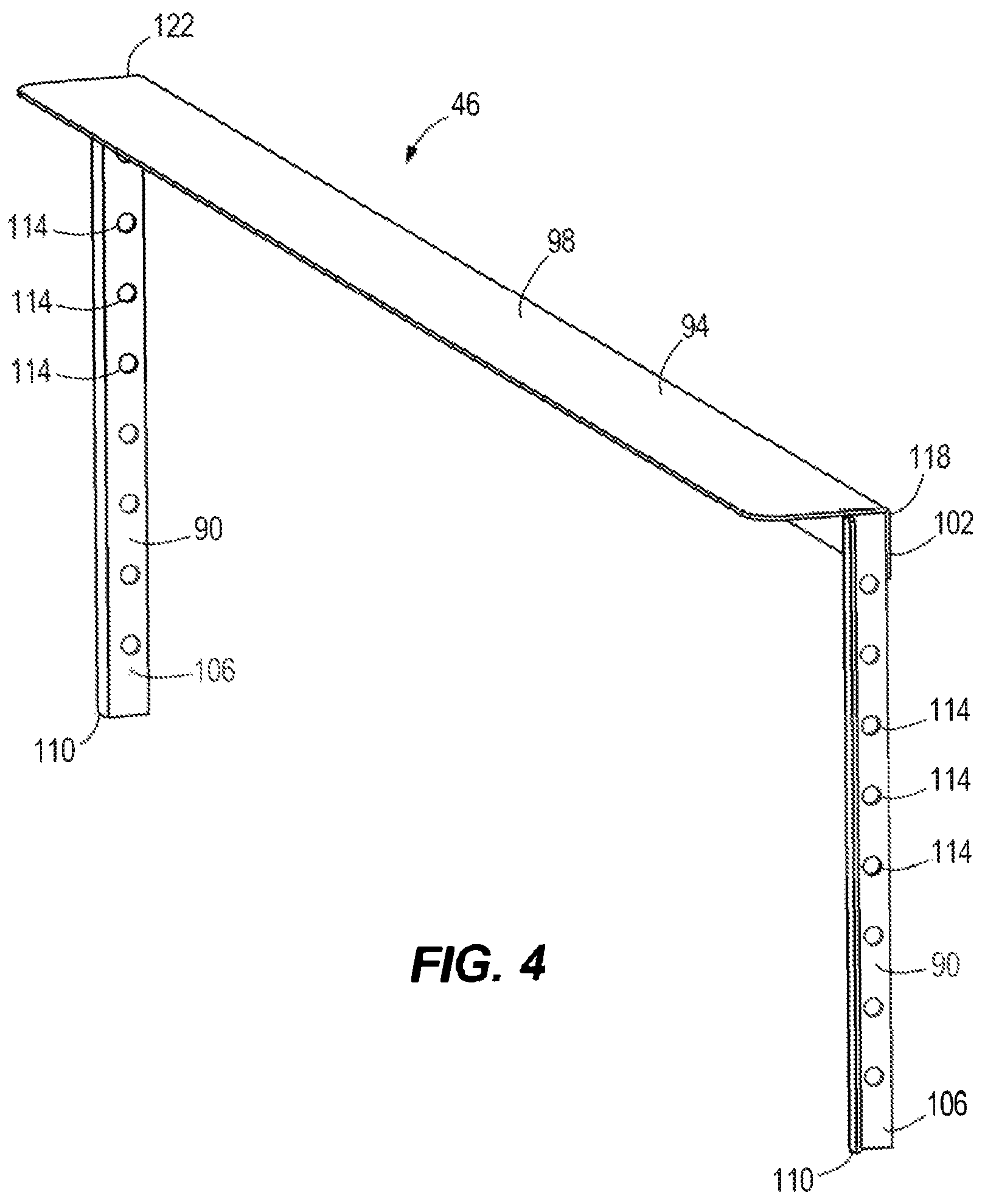 Patent US12165546 Figure 4 – Height adjustable sign holder