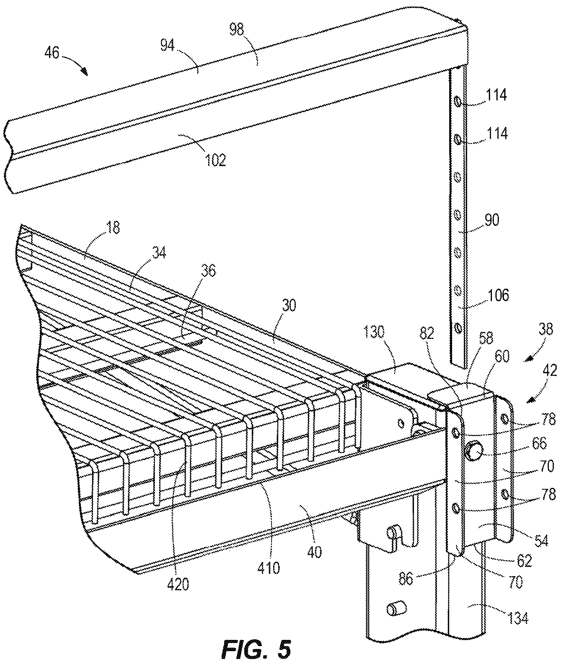 Patent US12165546 Figure 5 – Height adjustable sign holder