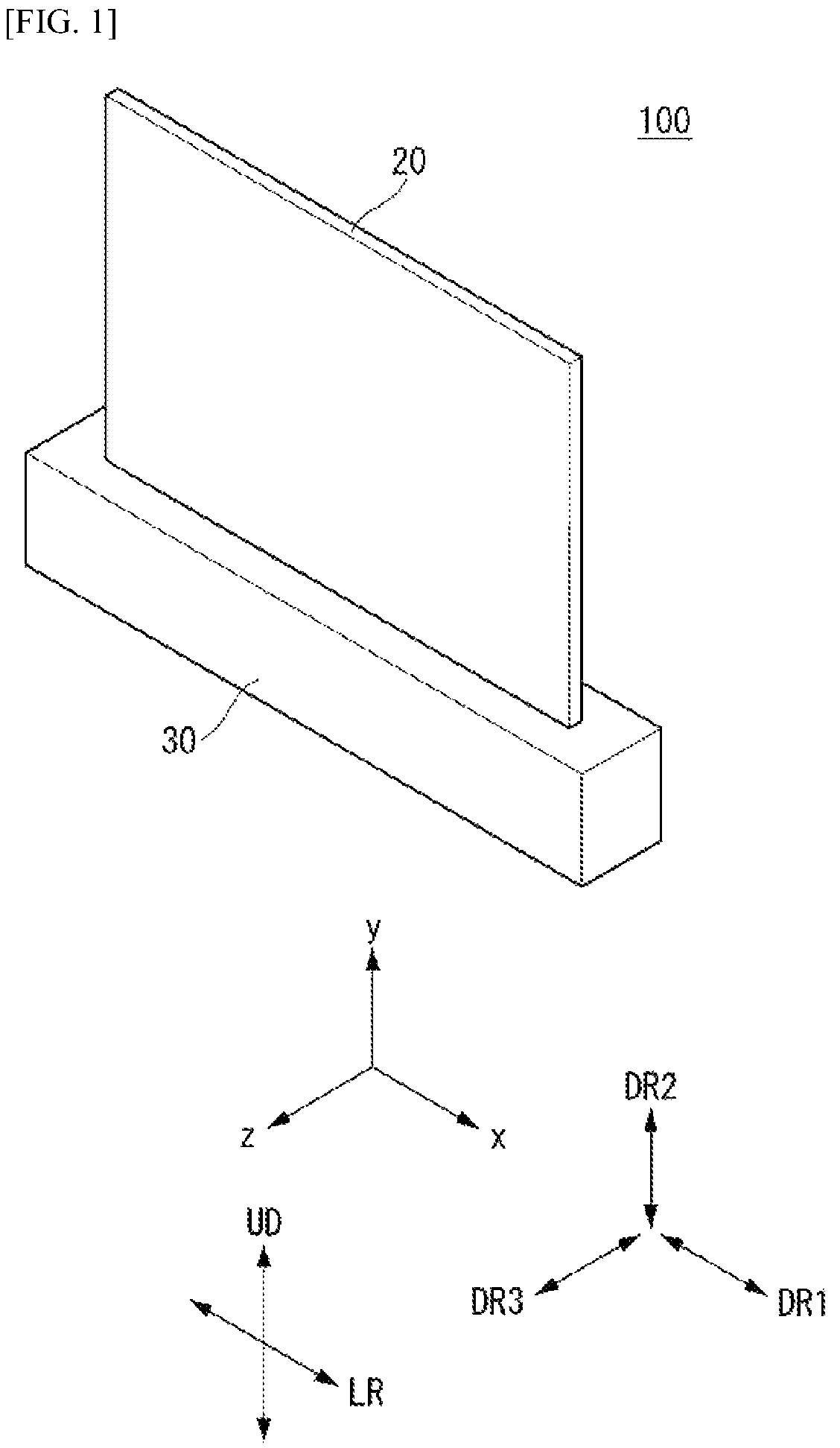 Patent US12165548 — Display device — Figure 1
