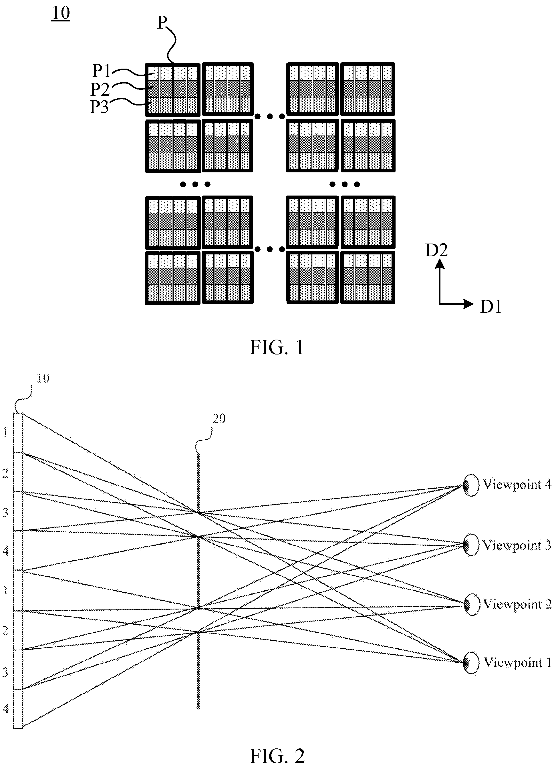 Patent US12165559 — Display method of display panel and display control apparatus thereof, and display apparatus — Figure 1