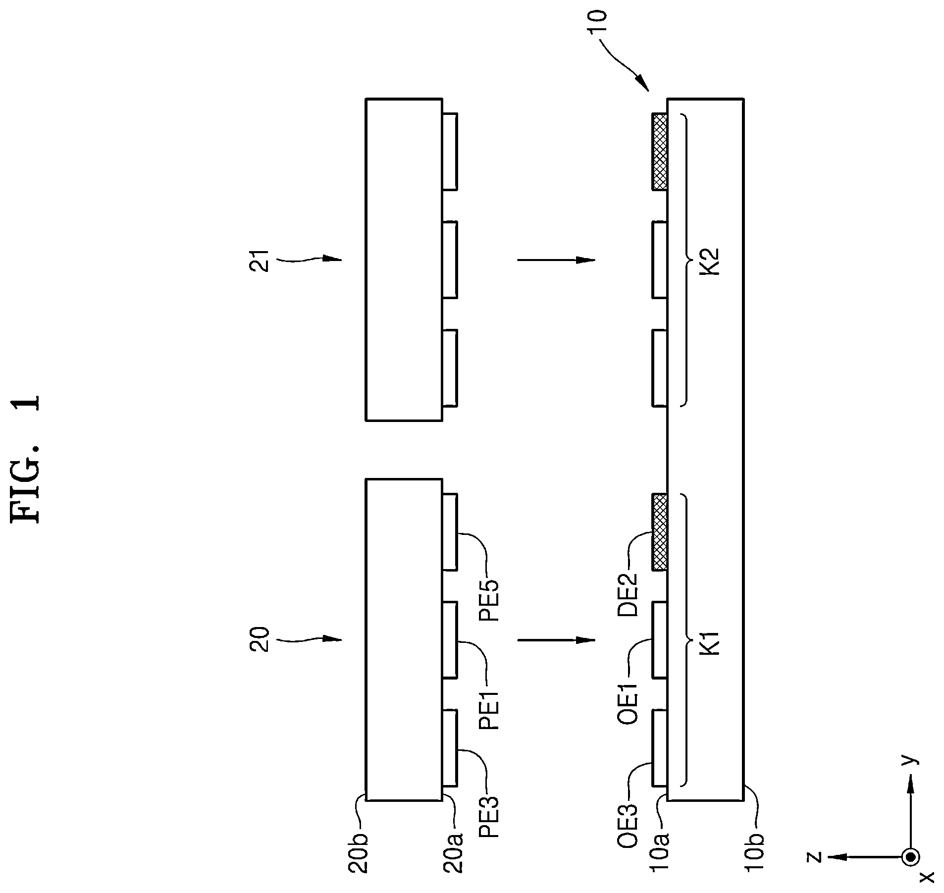 Patent US12165571 — Driving circuit board, electronic apparatus including driving circuit board, and method of fabricating electronic apparatus — Figure 1