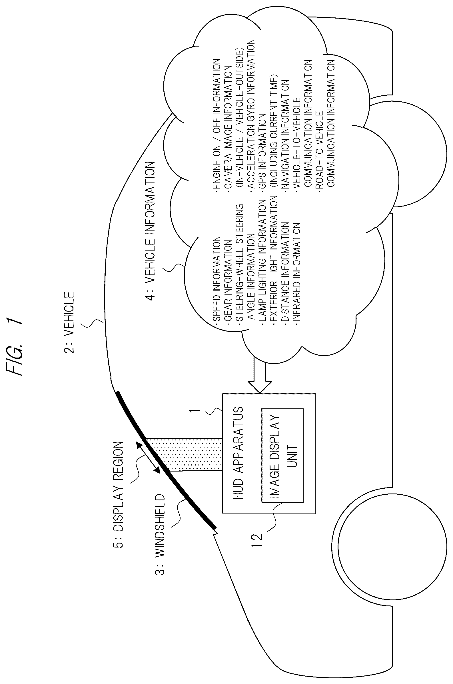 Patent US12165604 — Head-up display apparatus — Figure 1