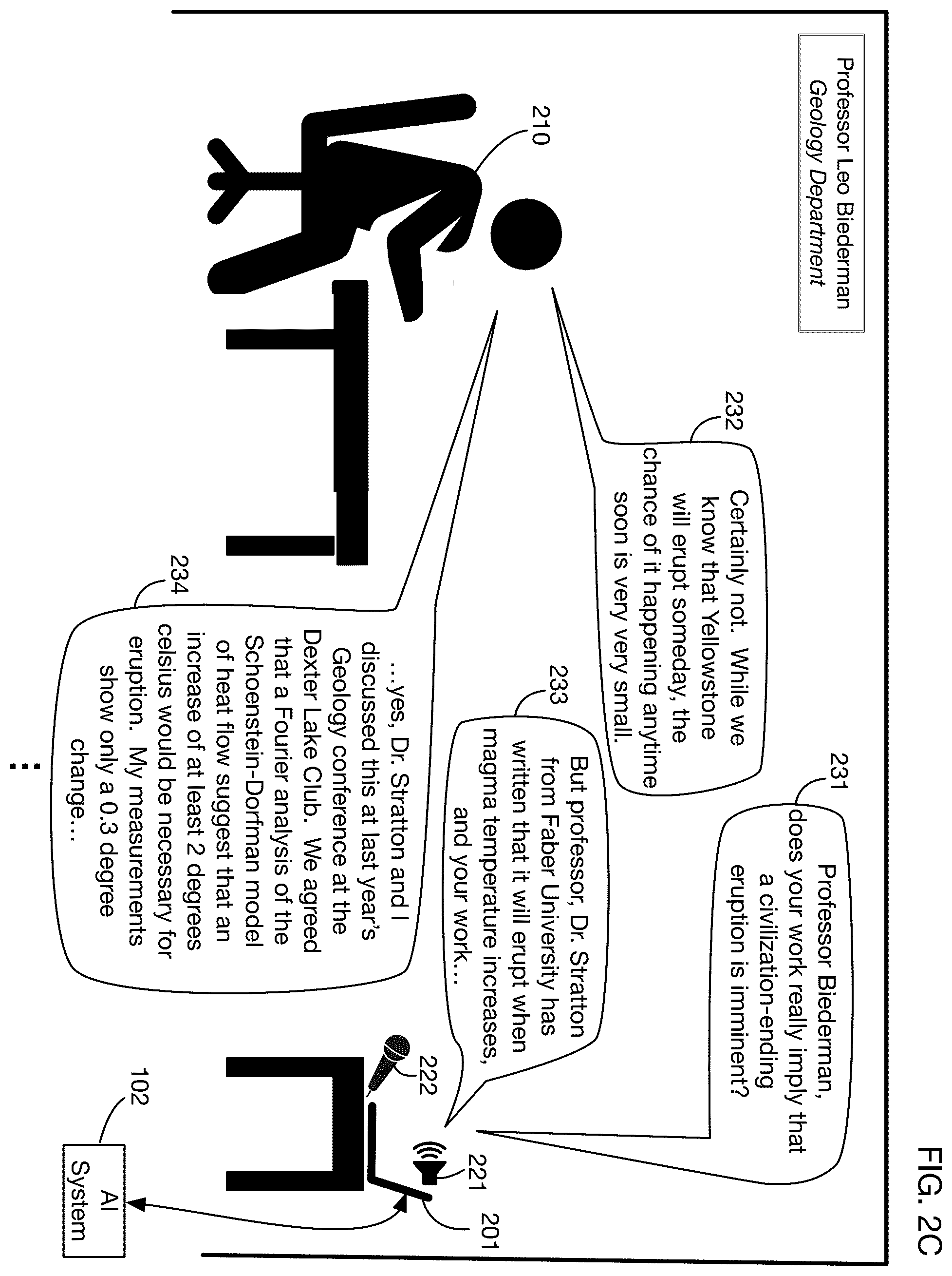 Patent US12165655 Figure 7 – System that conducts dialogs using artificial intelligence