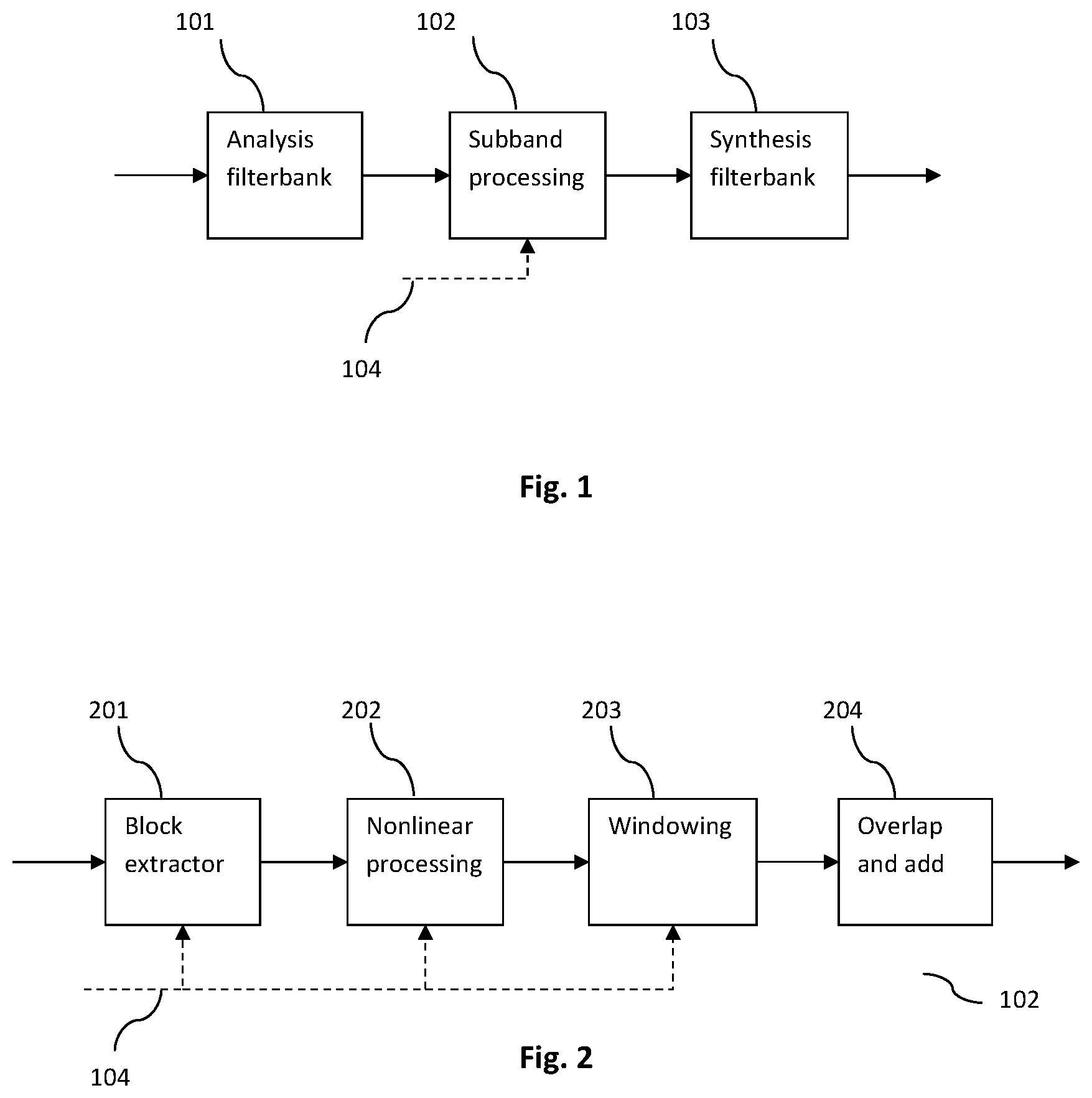 Patent US12165669 — Subband block based harmonic transposition — Figure 1