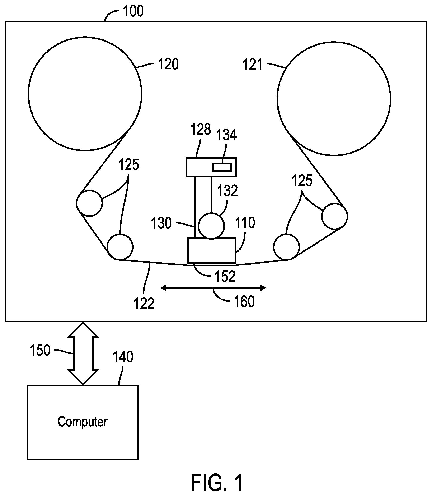 Patent US12165674 — Write data management — Figure 1