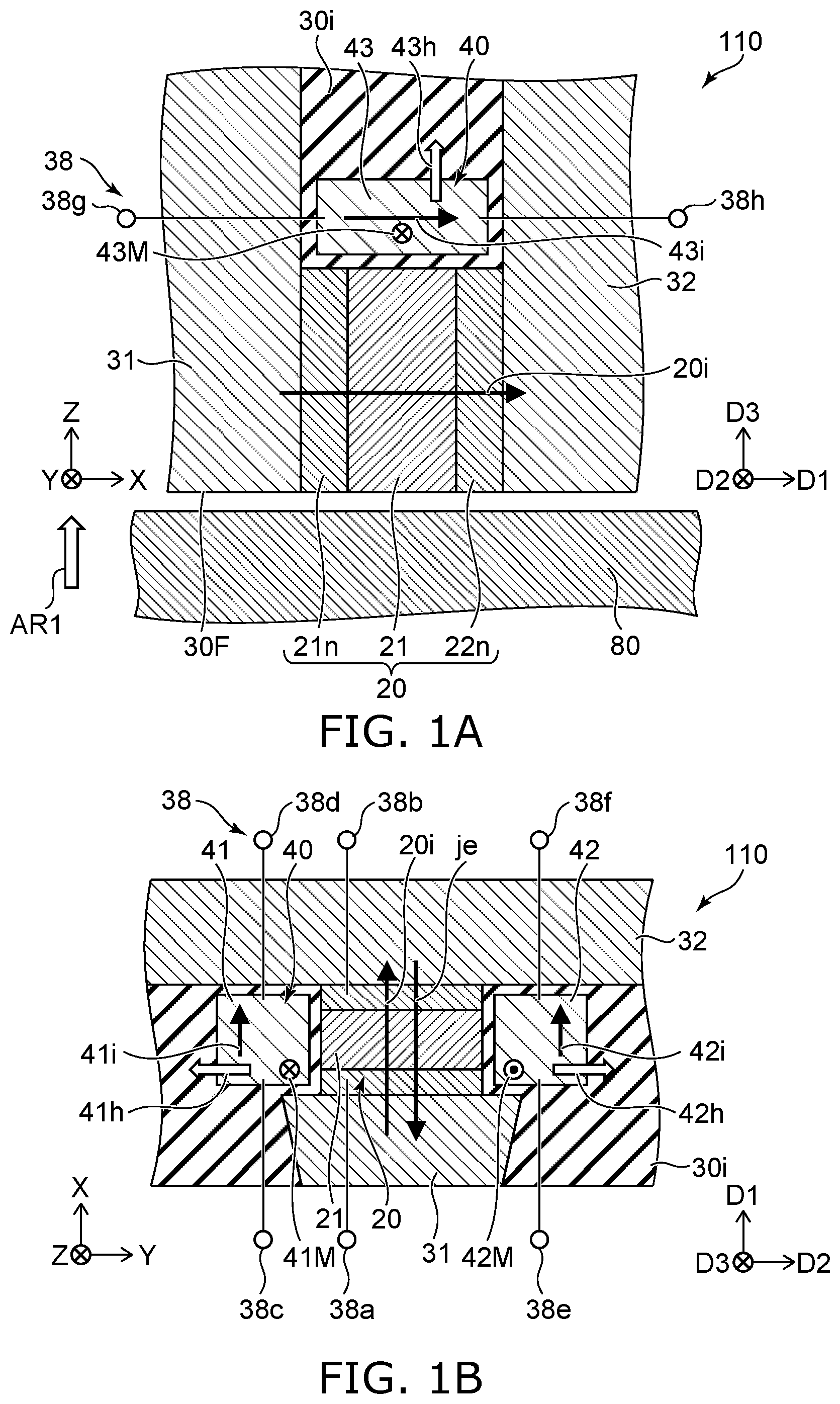 Patent US12165676 — Magnetic head and magnetic recording device — Figure 1