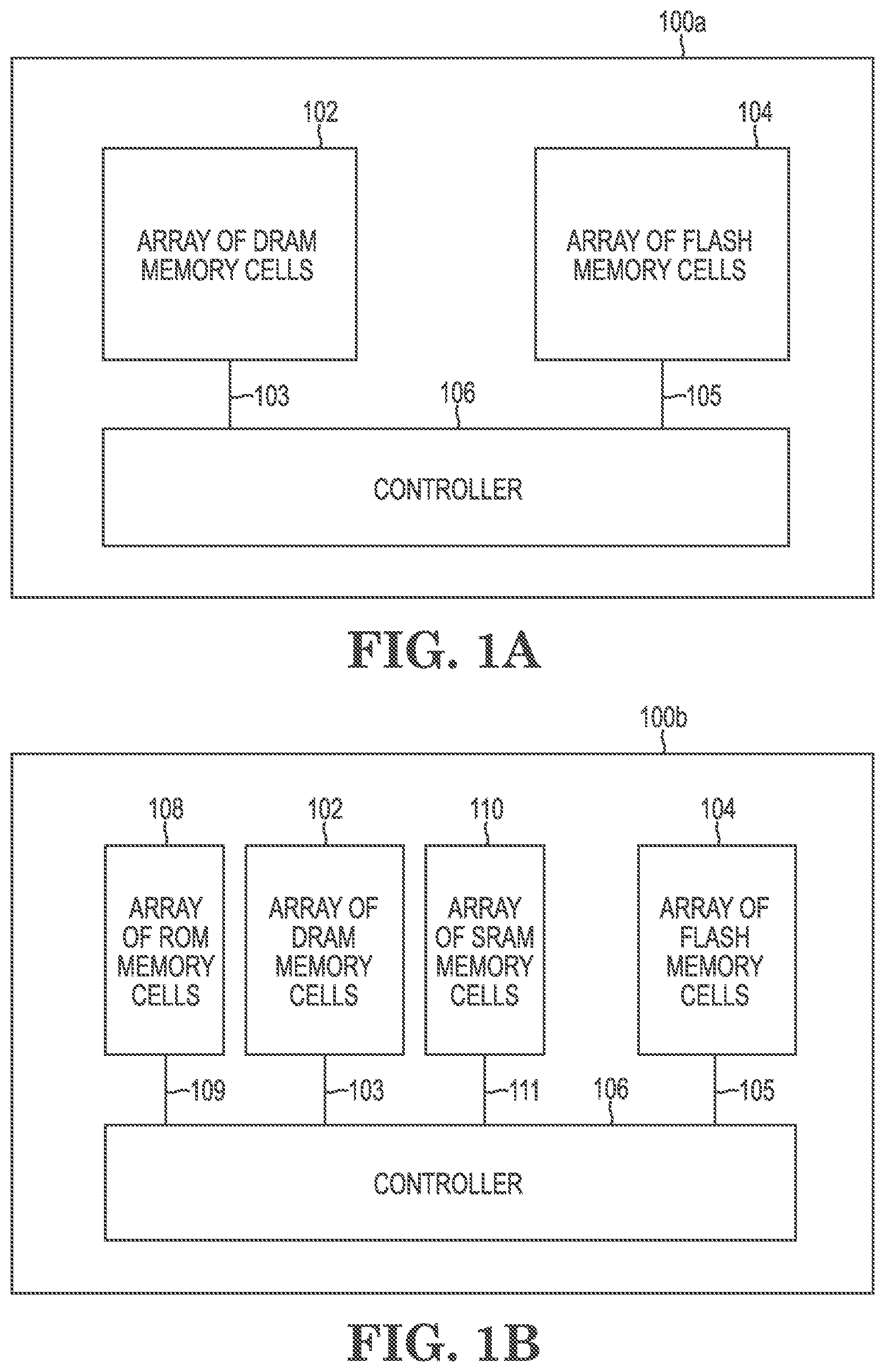 Patent US12165688 — Flash memory devices including dram — Figure 1