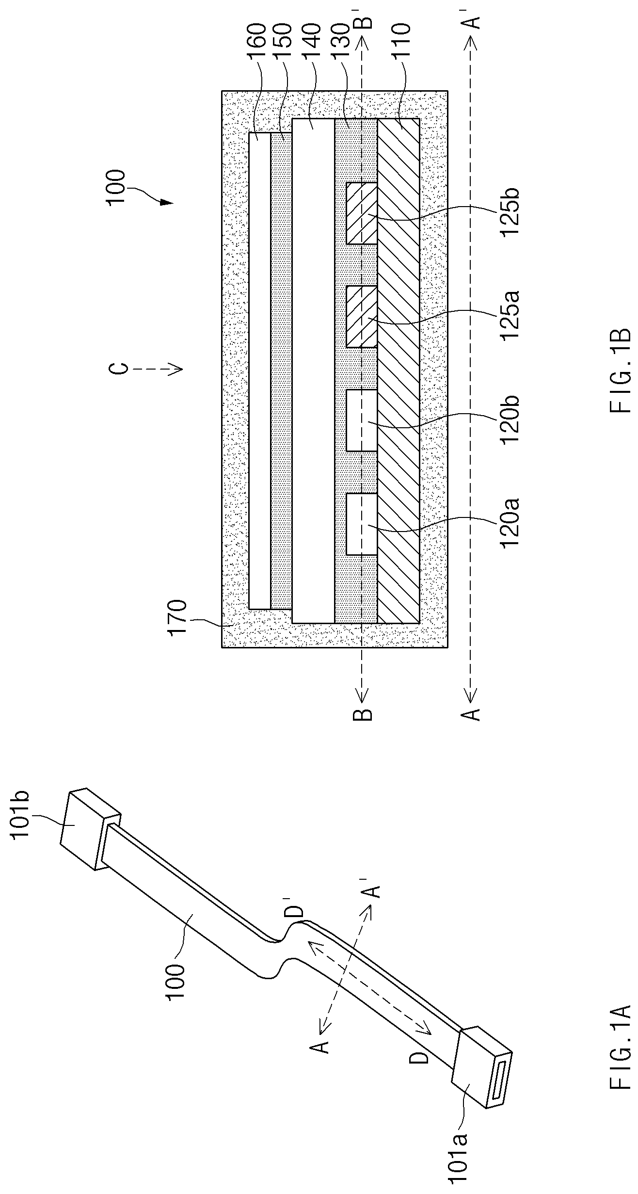 Patent US12165789 — Flexible flat cable and manufacturing method therefor — Figure 1