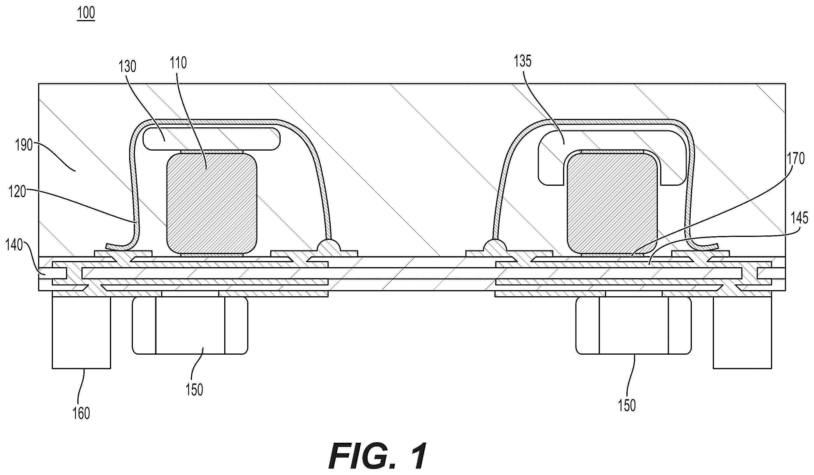 Patent US12165798 — Surface-mounted magnetic-component module — Figure 1