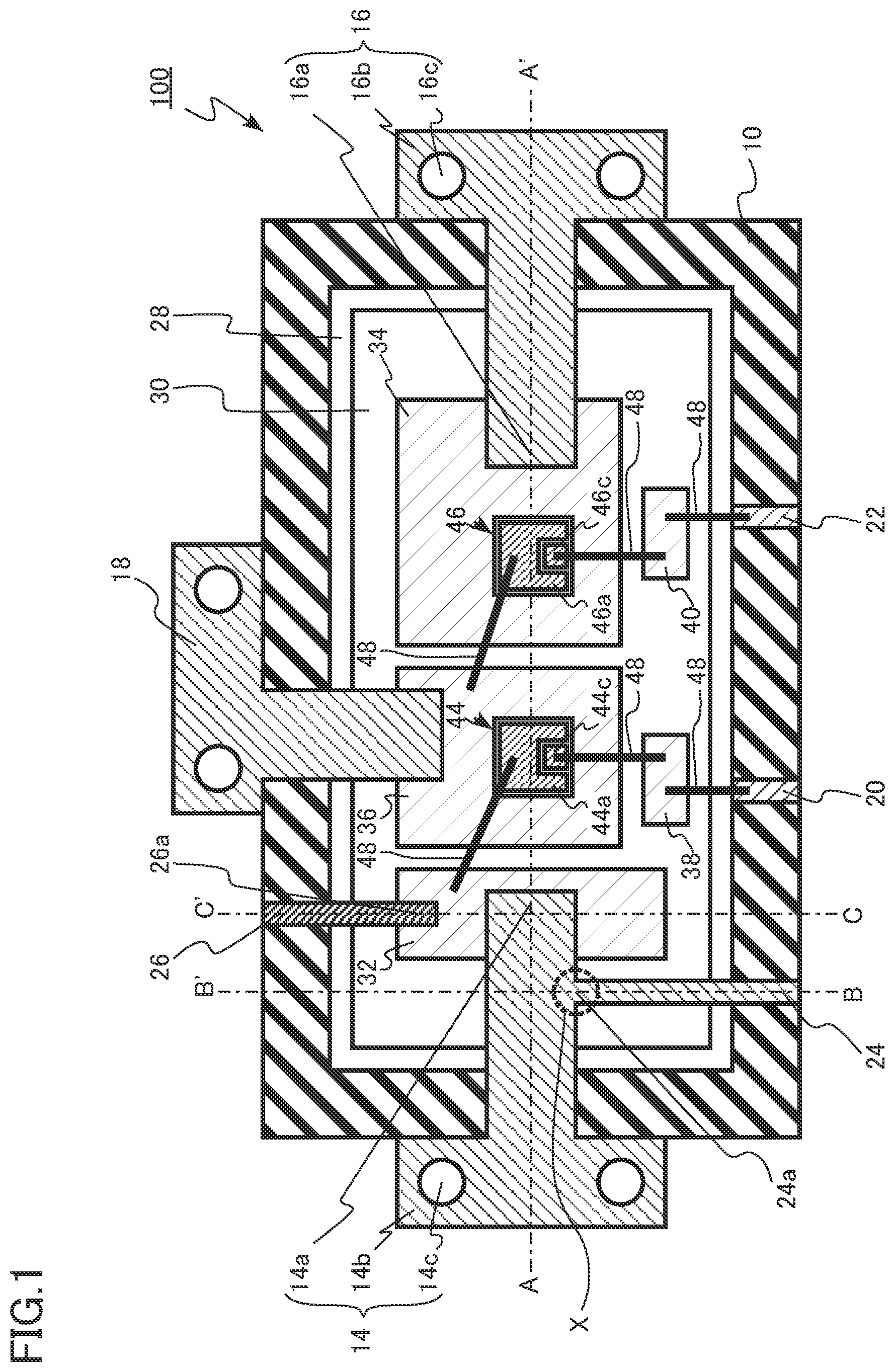 Patent US12165965 Figure 1 – Semiconductor device