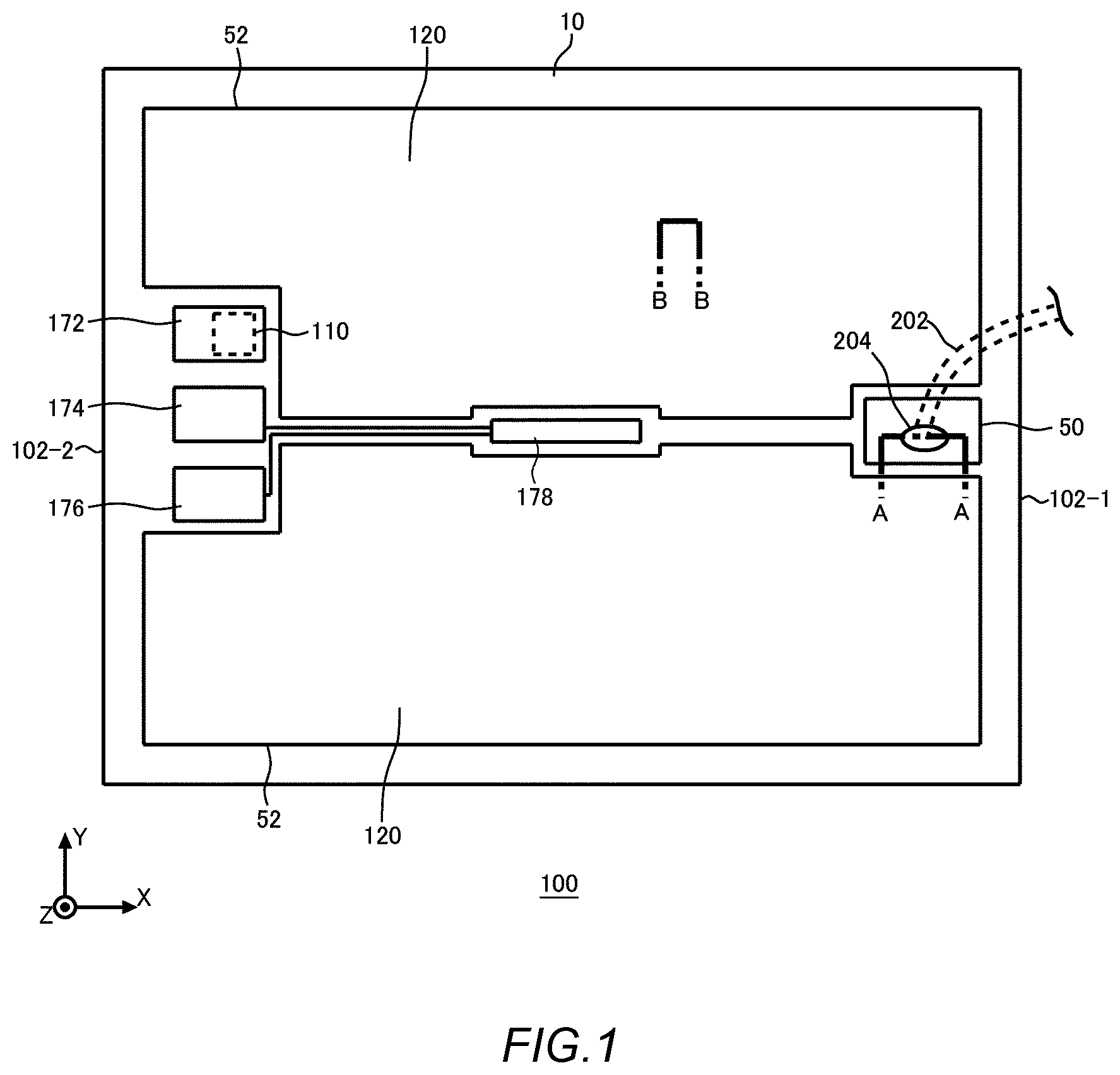Patent US12165998 Figure 1 – Semiconductor device
