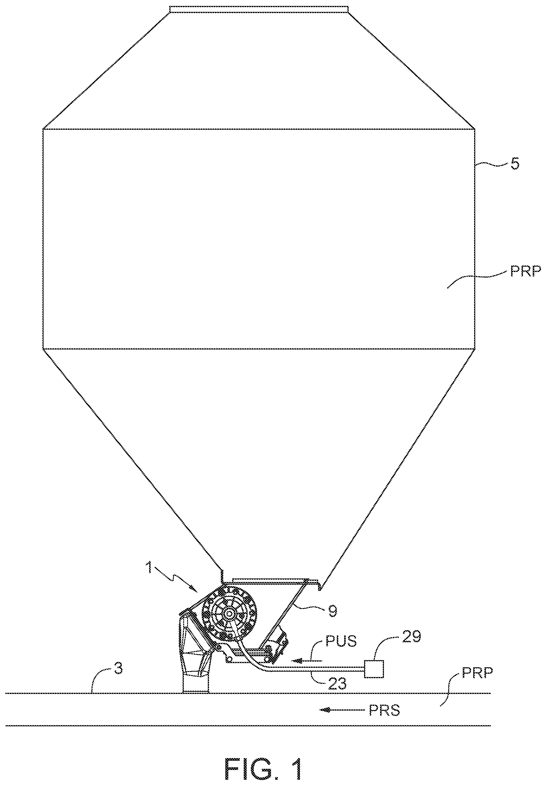 Patent US12167706 — Air seeder meter with air purge — Figure 1