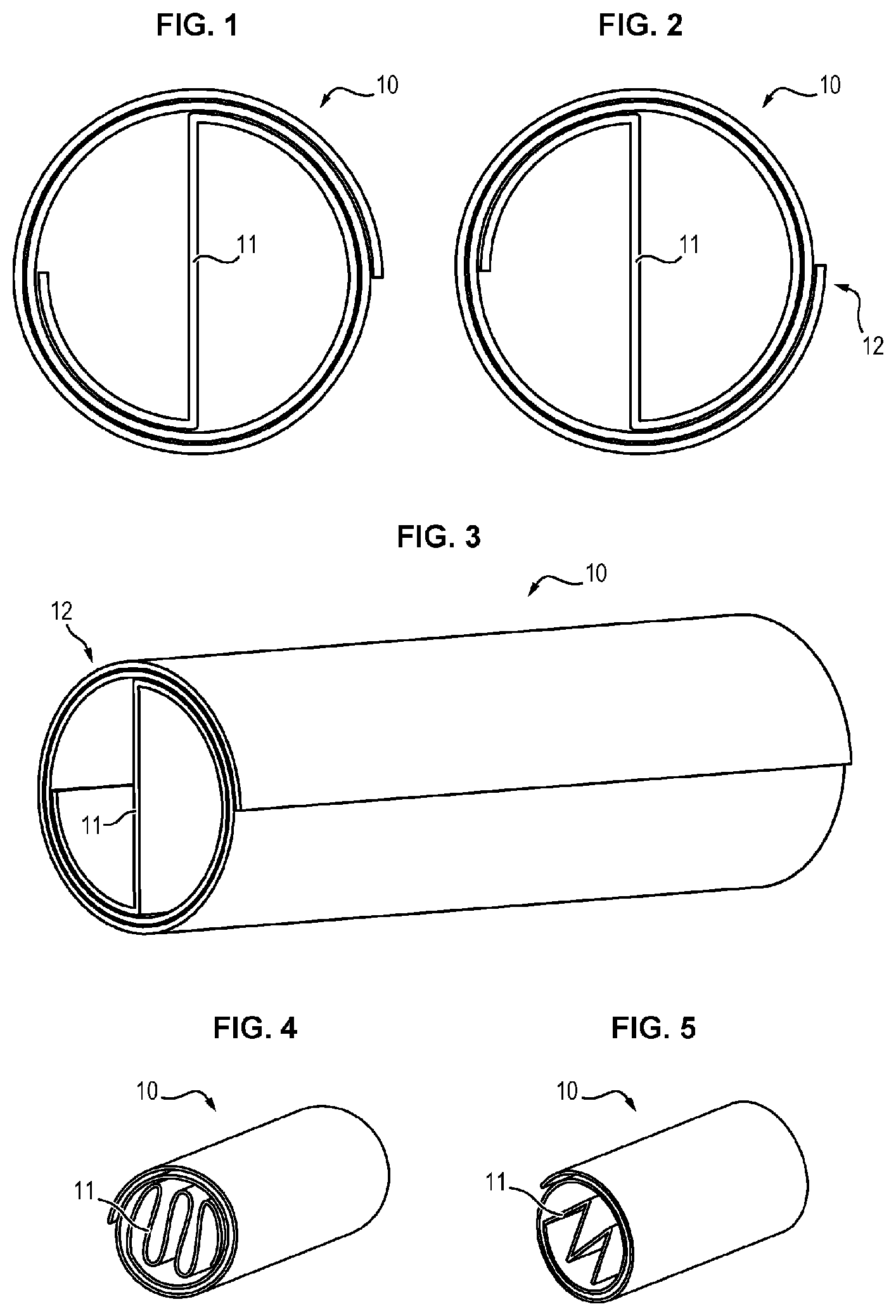 Patent US12167746 — Set of stick-shaped filters made of cardboard, preform for the manufacture thereof and packaging thereof — Figure 1