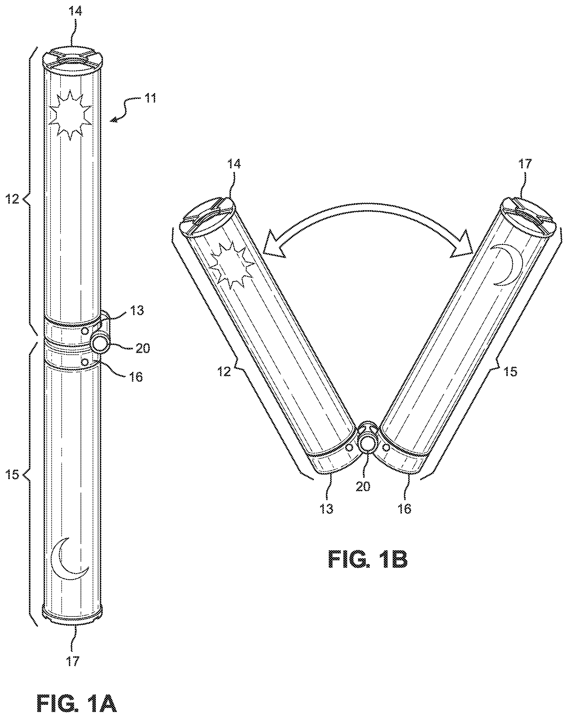 Patent US12167752 — Dual vaporizer battery device — Figure 1