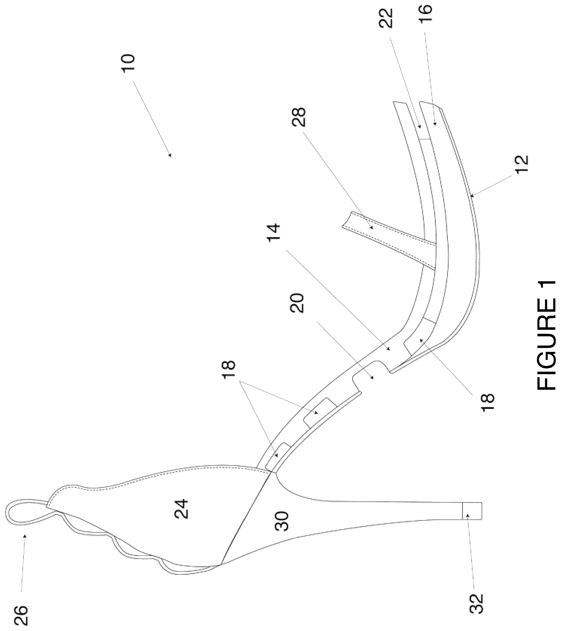 Patent US12167768 — System of modular footwear — Figure 1