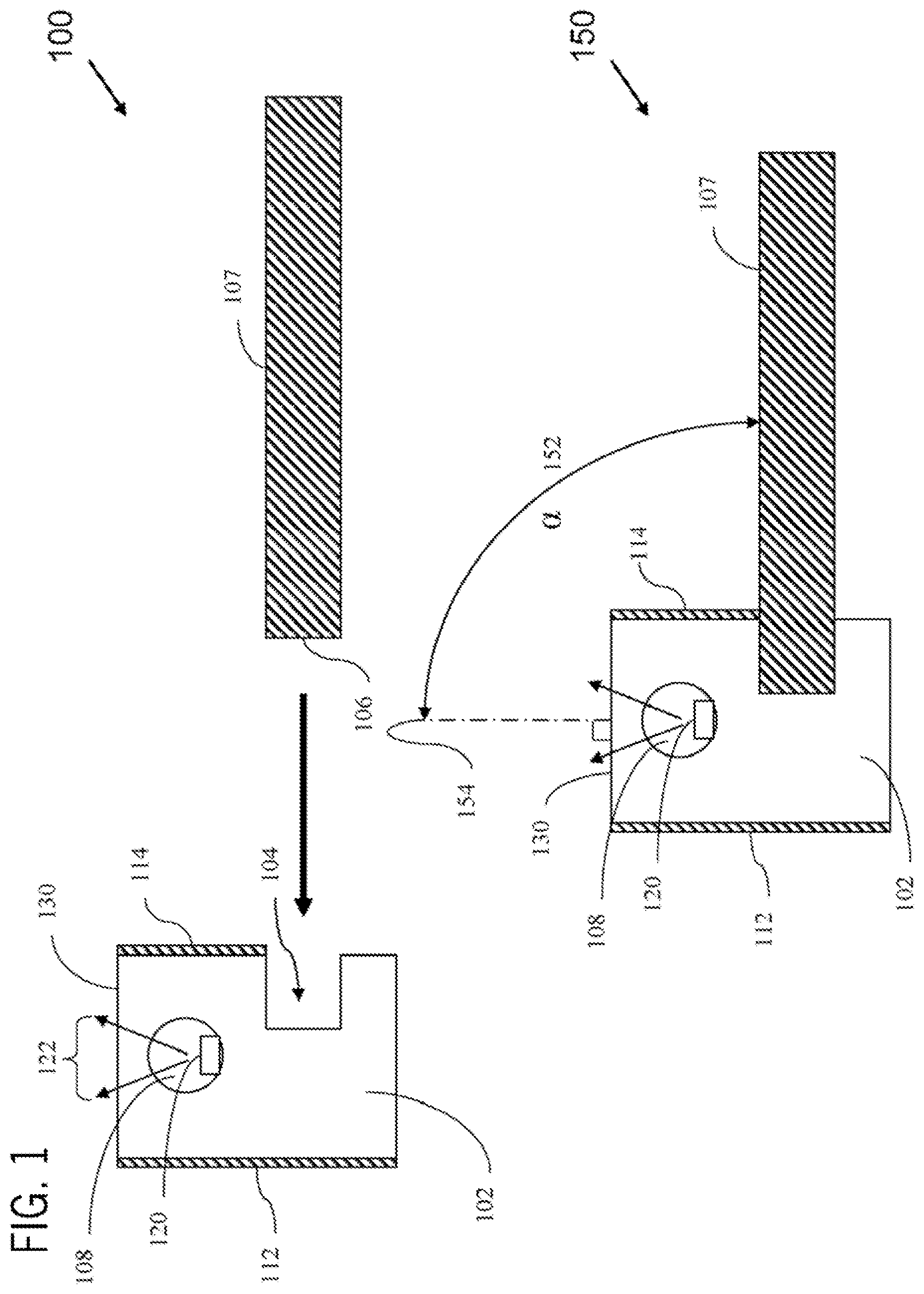 Patent US12167807 Figure 1 – Mirror with illuminated extruded frame