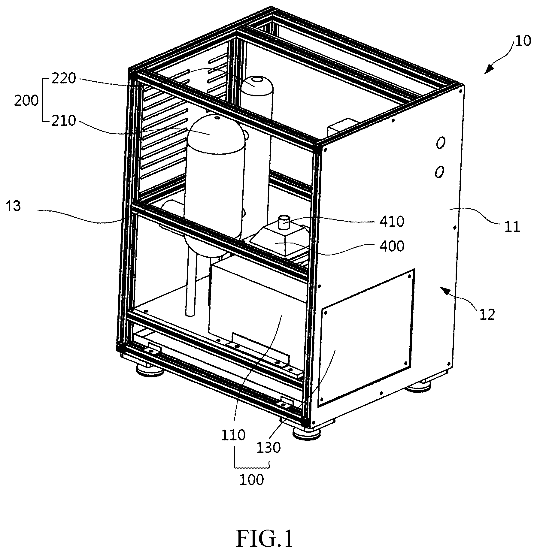 Patent US12167810 — Food heating device and food heating method using the same — Figure 1