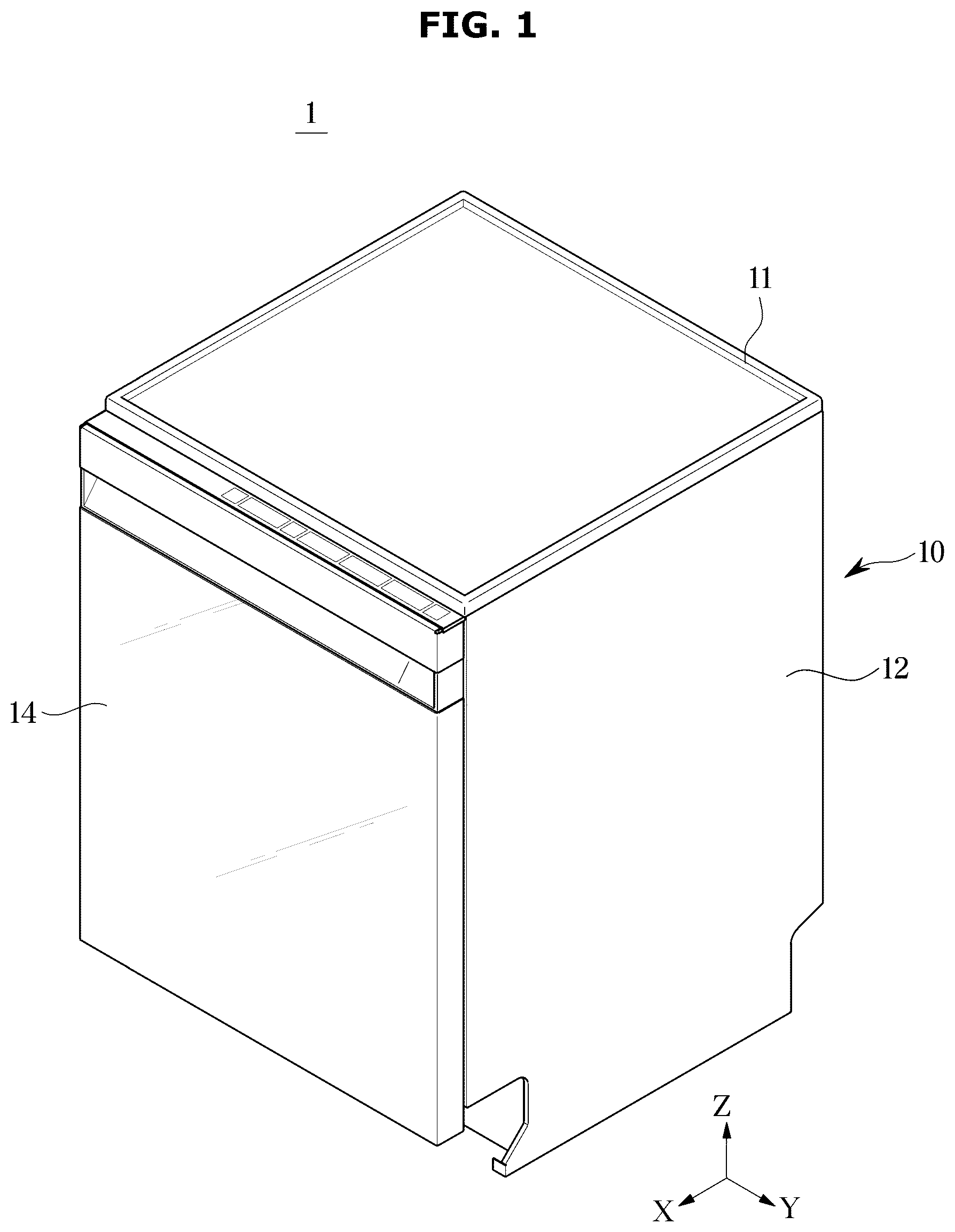 Patent US12167822 — Dishwasher including a drying apparatus — Figure 1