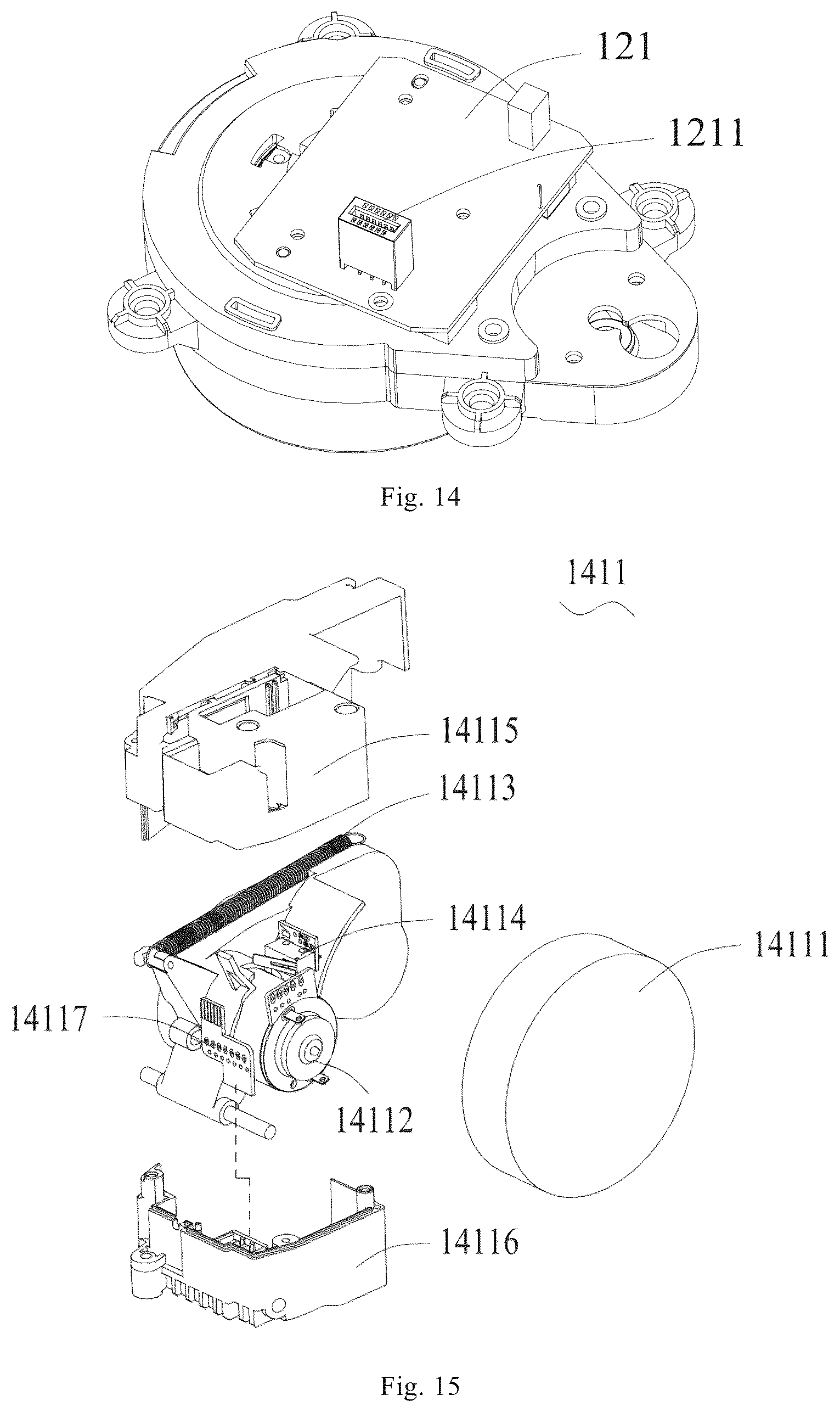 Patent US12167827 Figure 8 – Autonomous cleaning device