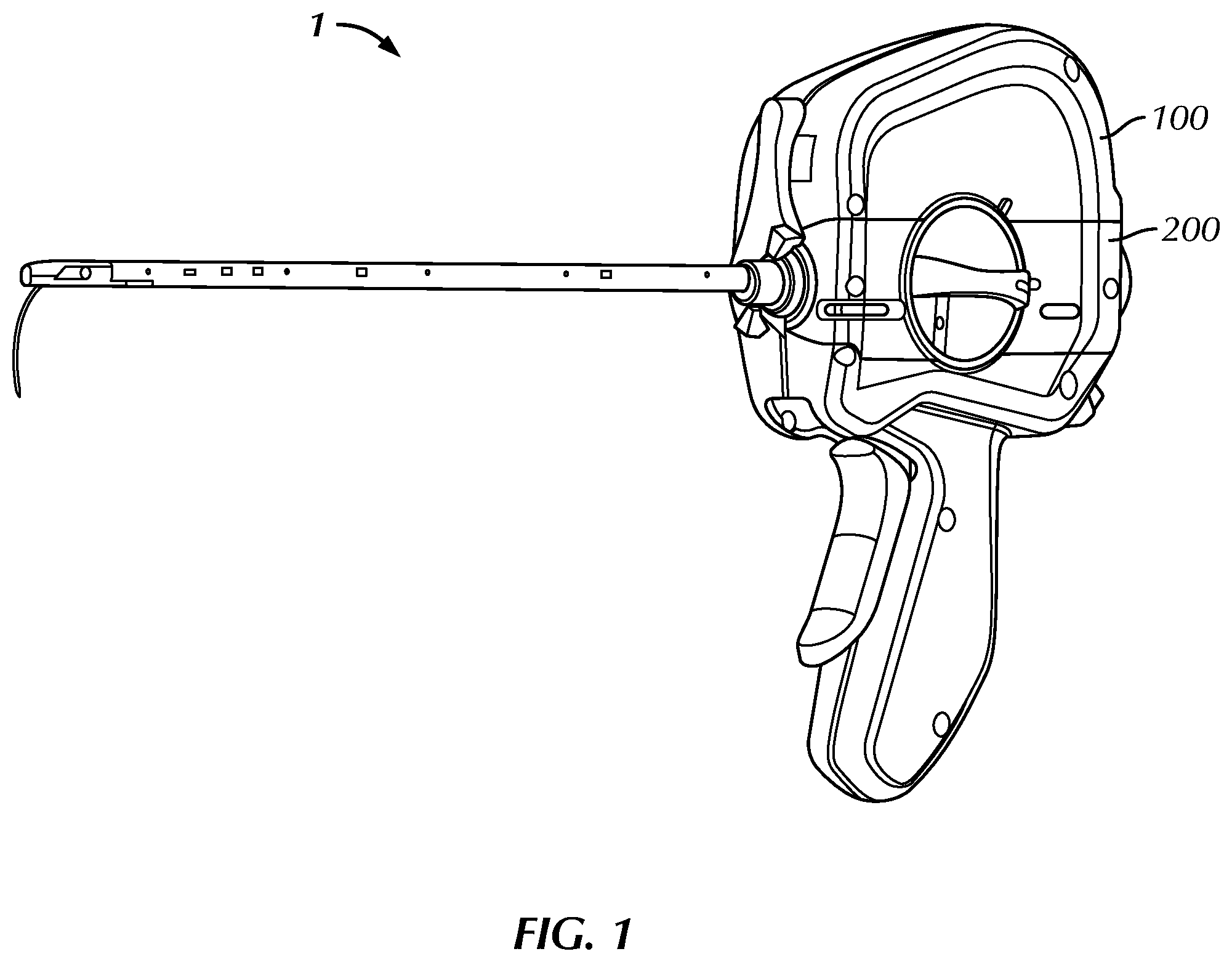 Patent US12167842 — Handle and cartridge system for medical interventions — Figure 1