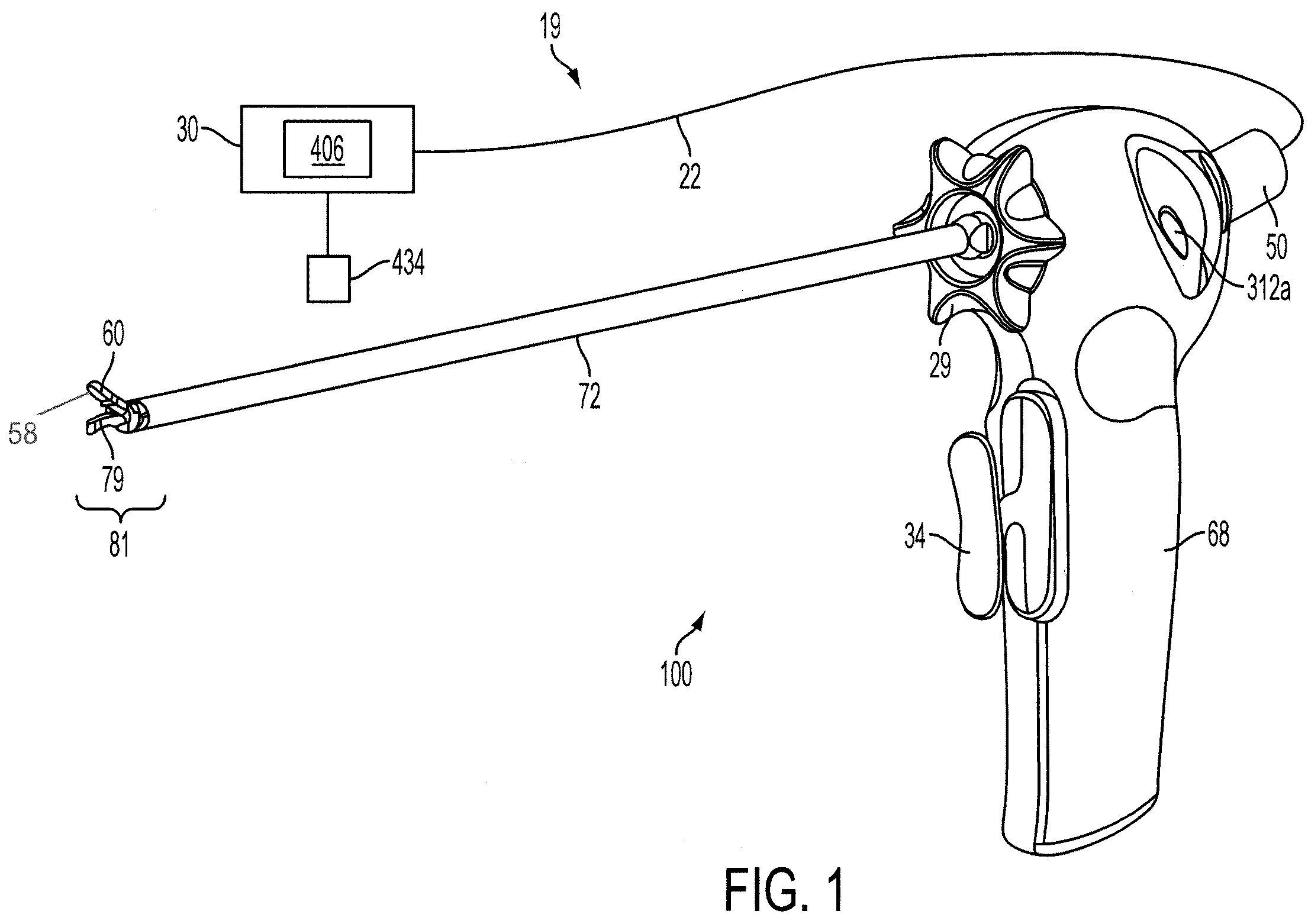 Patent US12167866 Figure 1 – Switch arrangements for ultrasonic surgical instruments