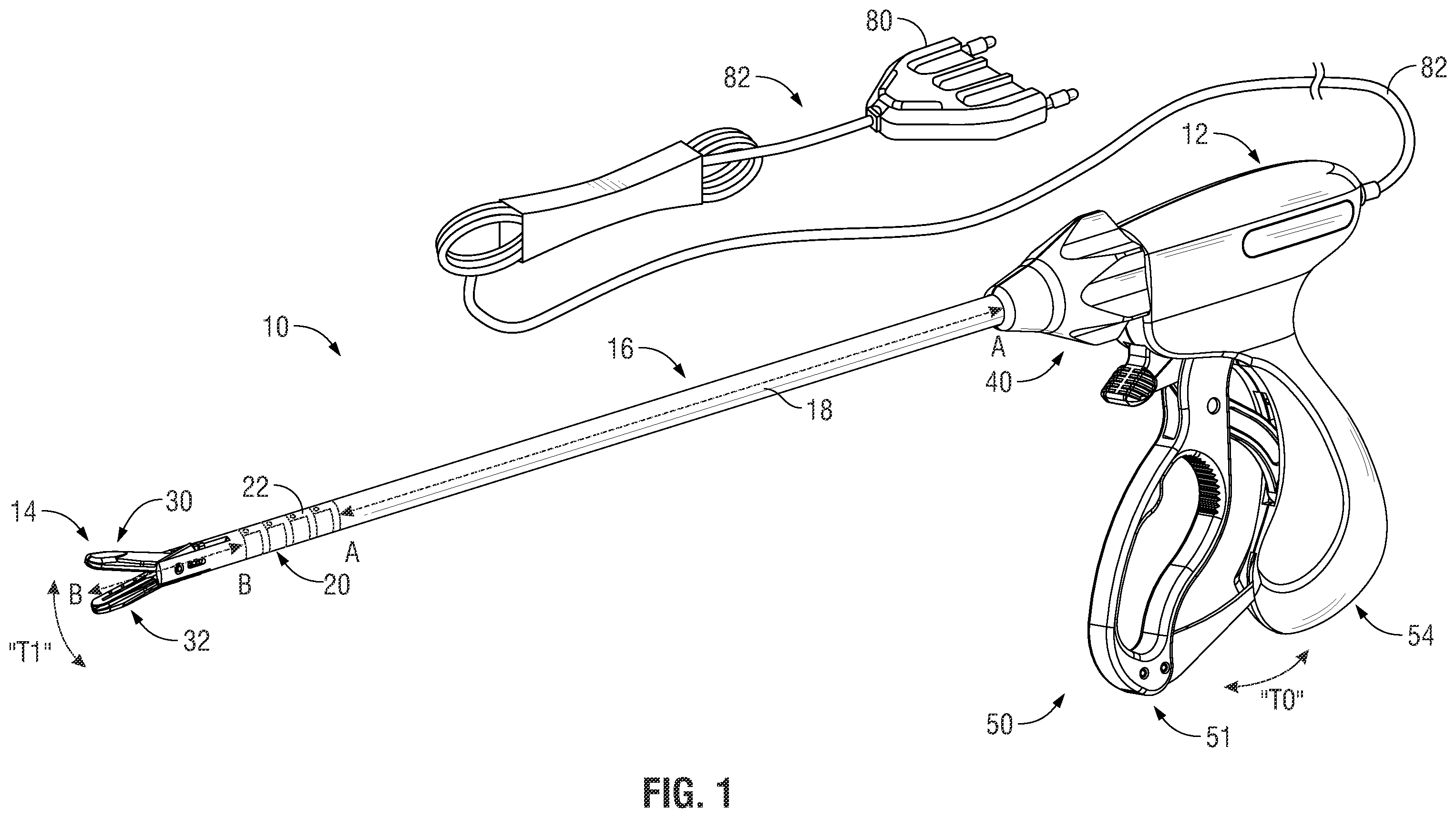 Patent US12167886 Figure 1 – Accurate jaw closure force in a catheter based instrument