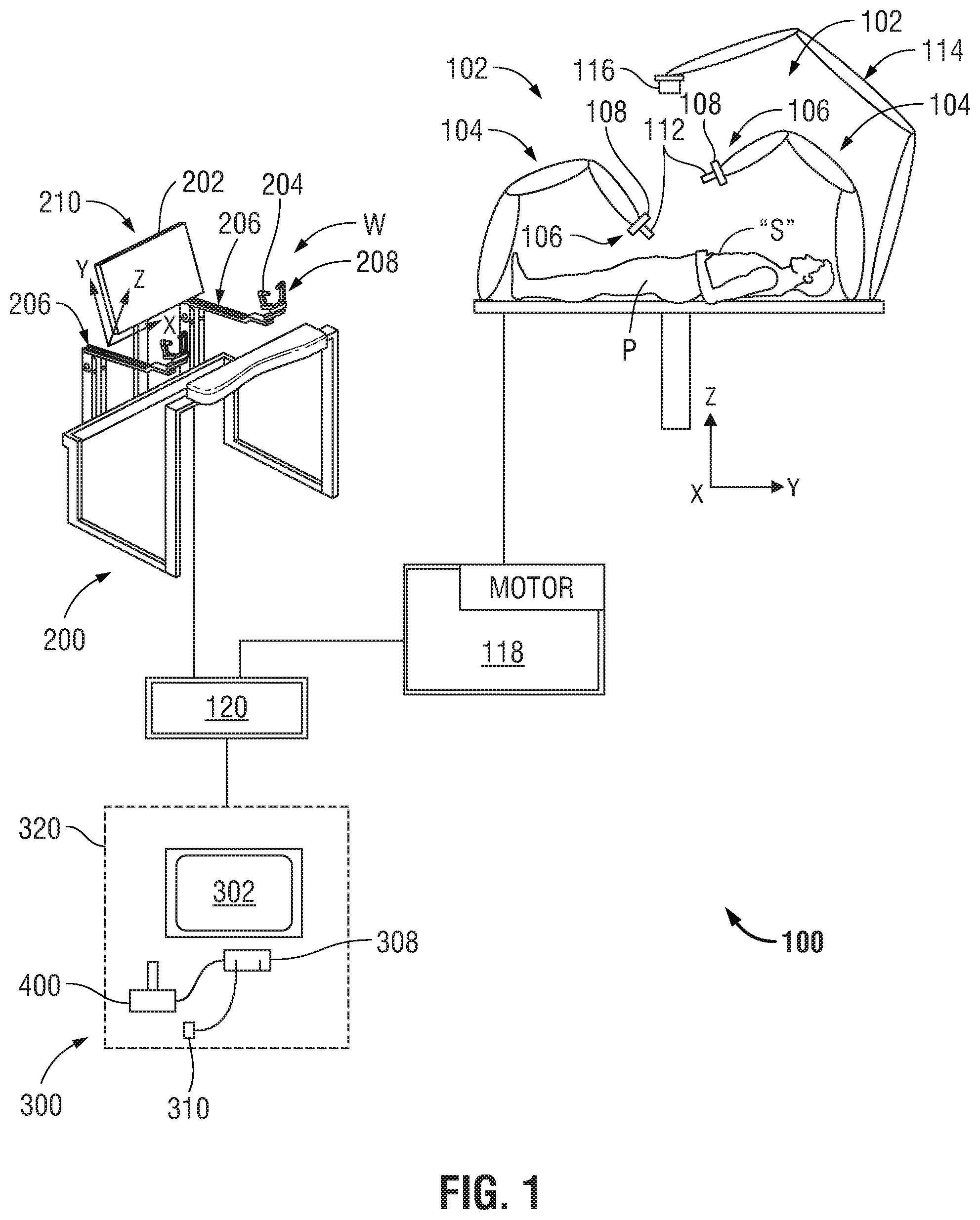 Patent US12167901 — Telementoring control assemblies for robotic surgical systems — Figure 1