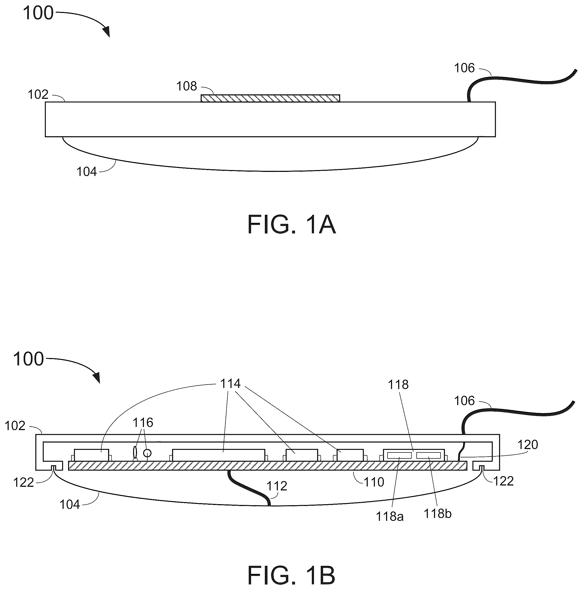 Patent US12167916 Figure 1 – Ambulatory medical device including a digital front-end